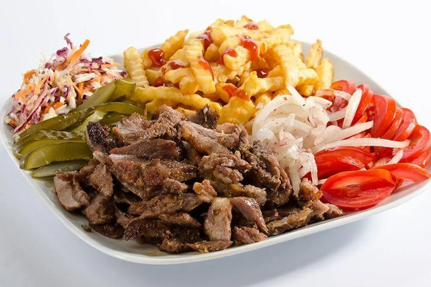 صحن شاورما لحم