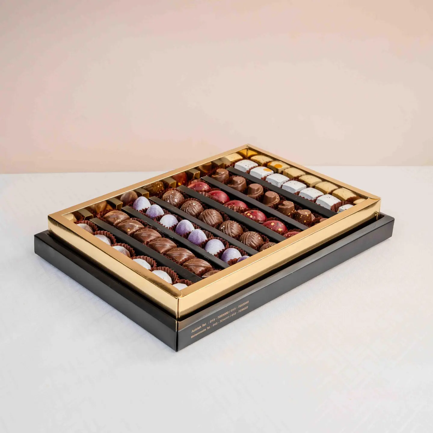 Colorful Belgian Chocolate Box