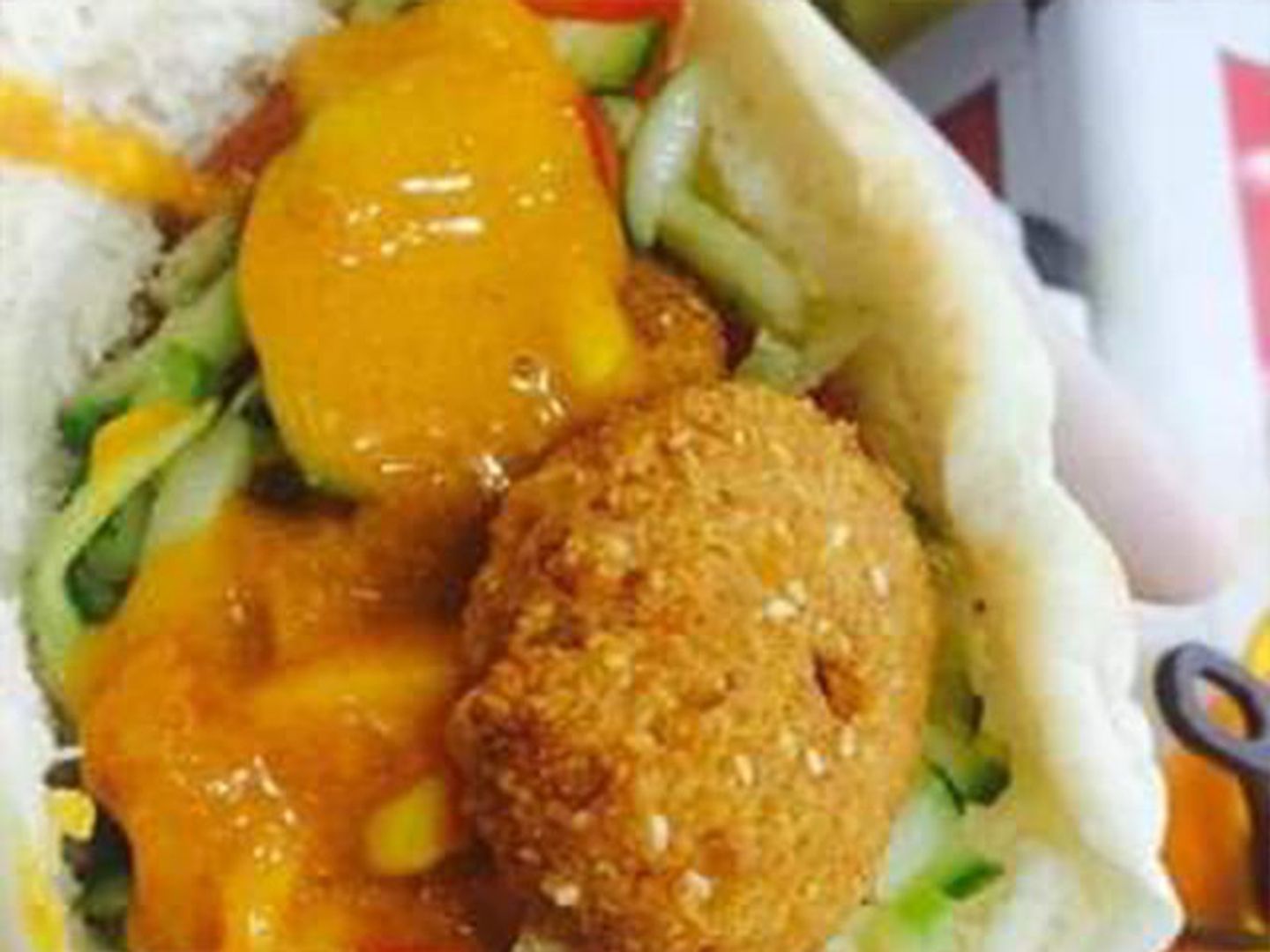 Iraqi Sandwich Falafel