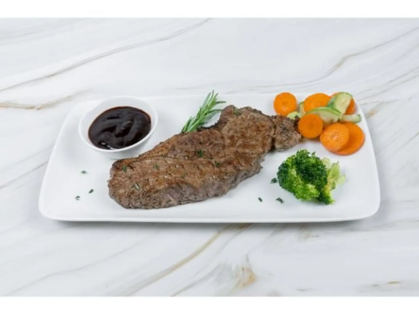 250 جرام ستيك بقري مشوي مقلي