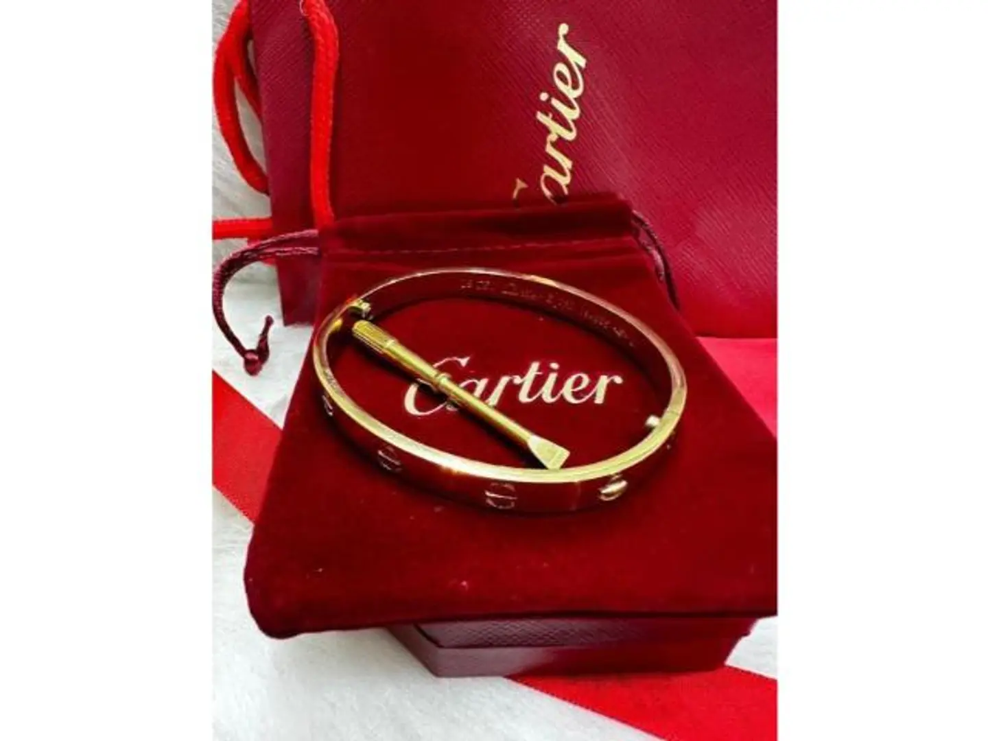 Cartier Gold Bracelet