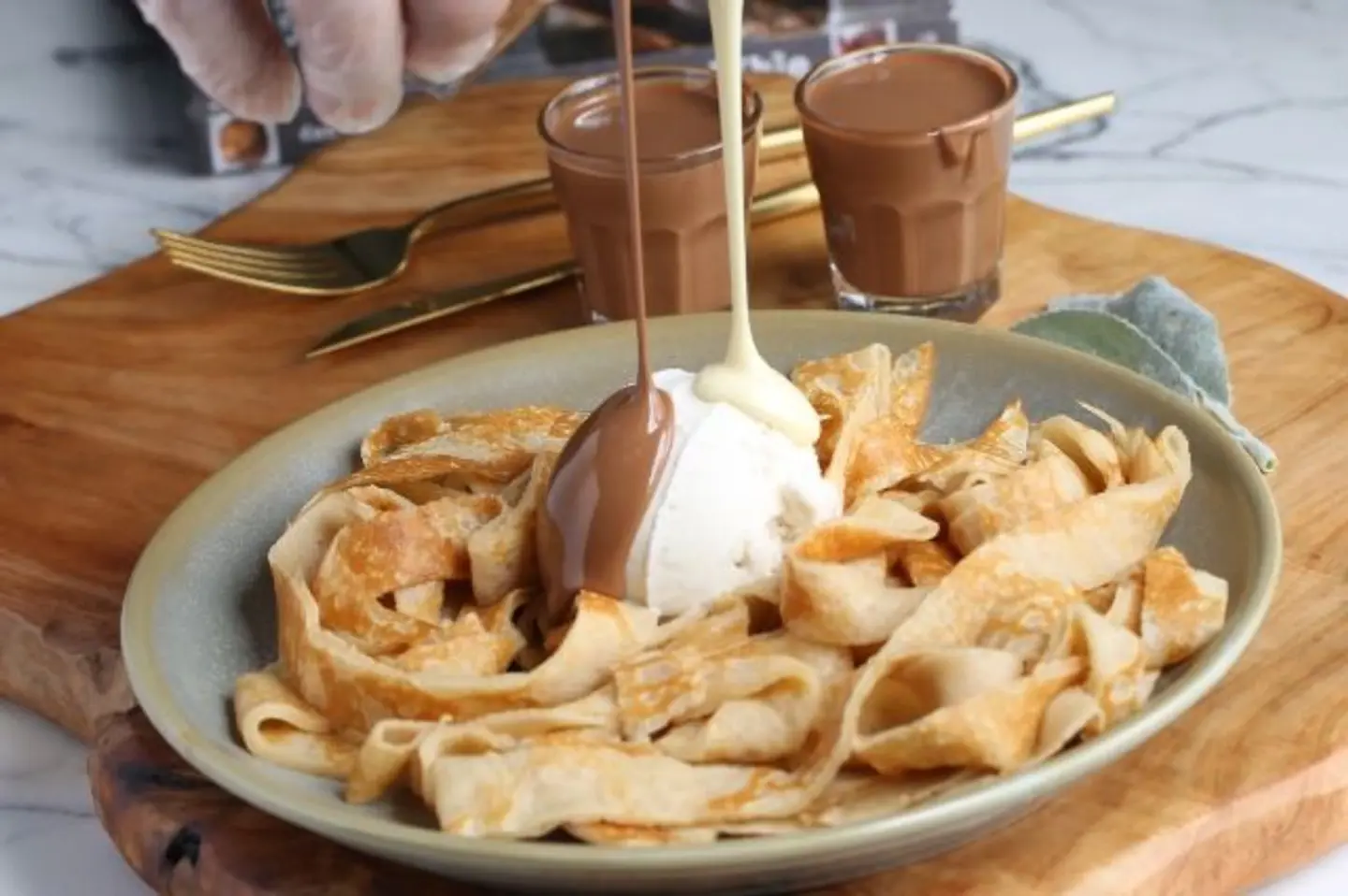 Fettuccine Crepe