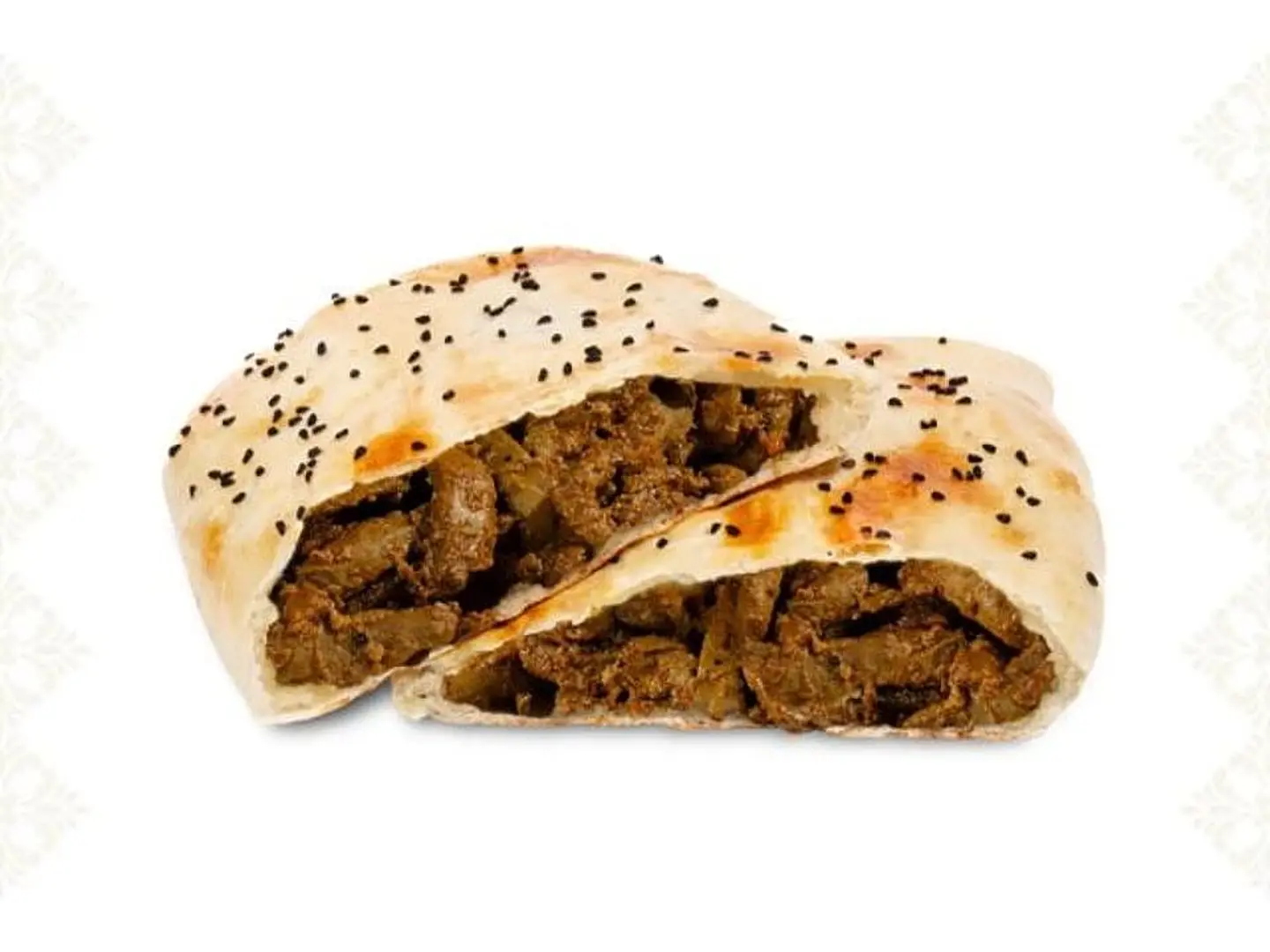 لبنه مع لحم