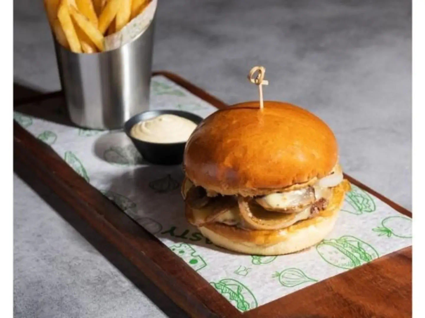 Smashed Truffle Burger