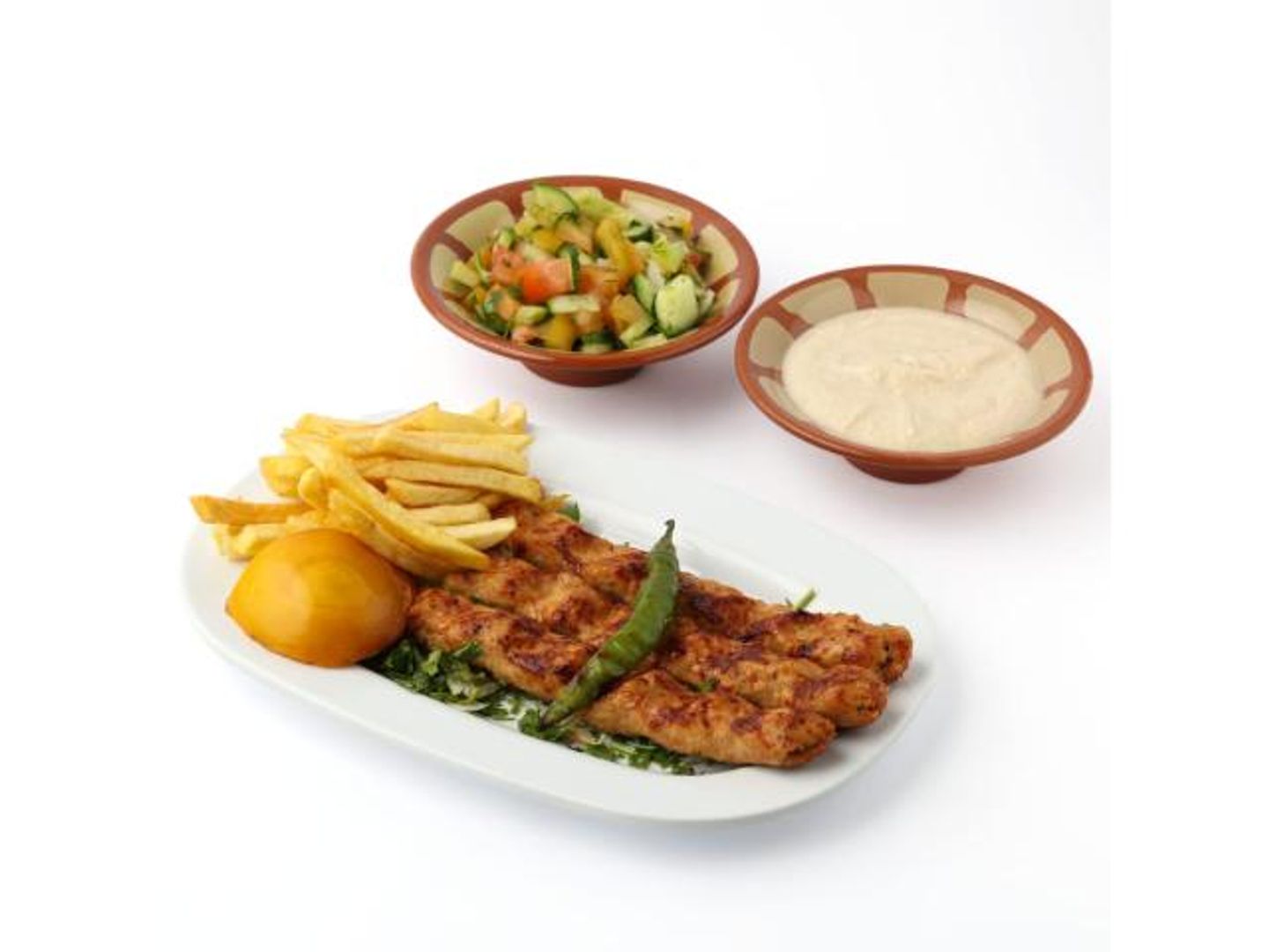 Chicken Kebab For One Person