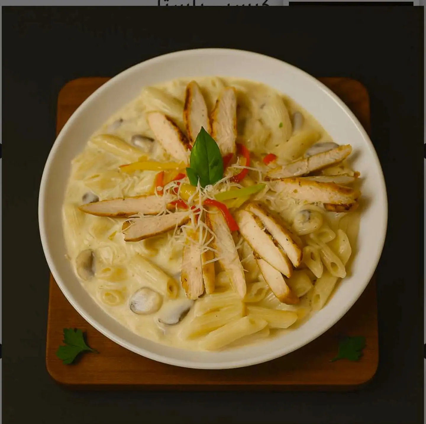Chicken Alfredo Pasta - Medium