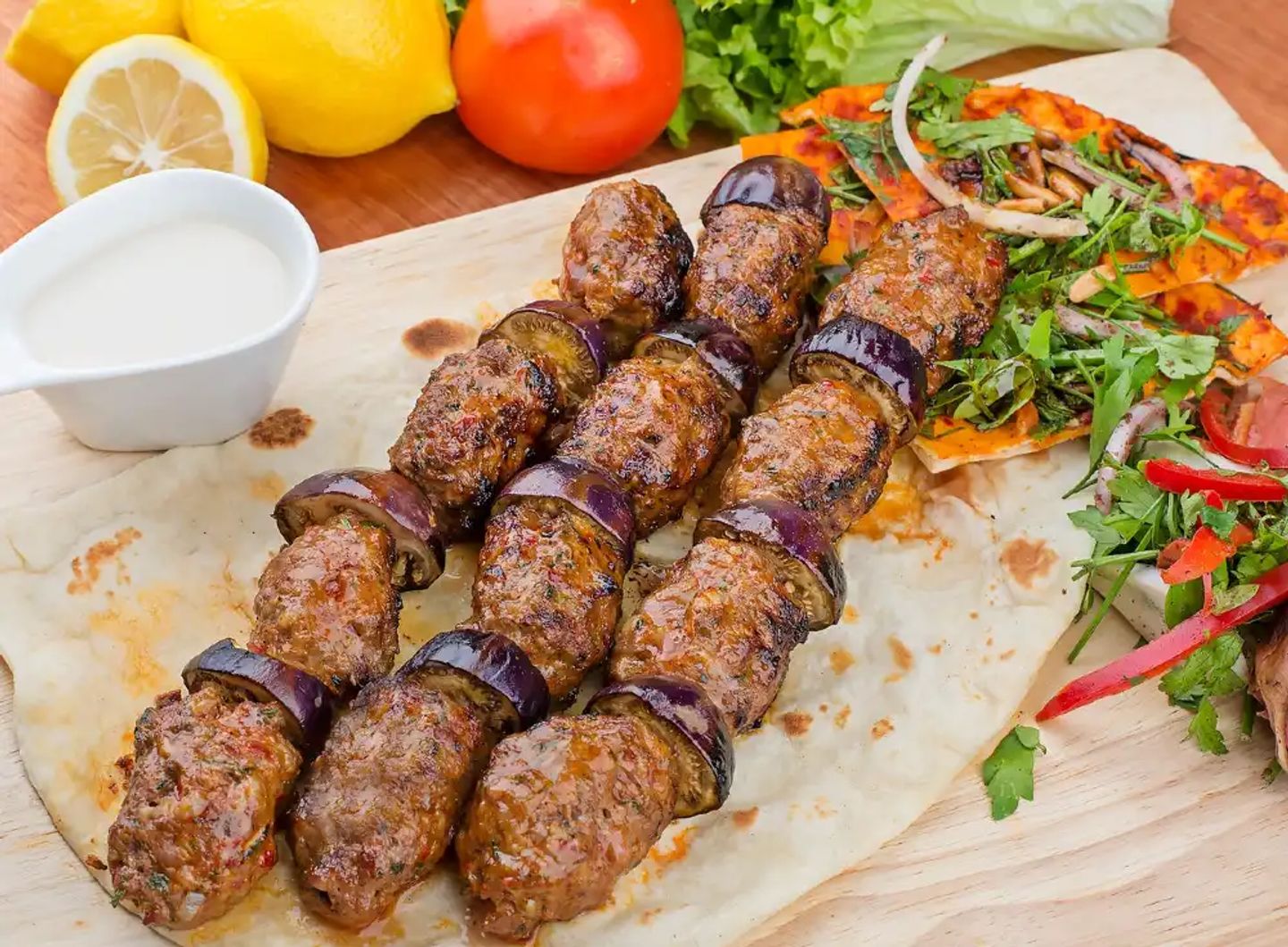 سيخ كباب باذنجان