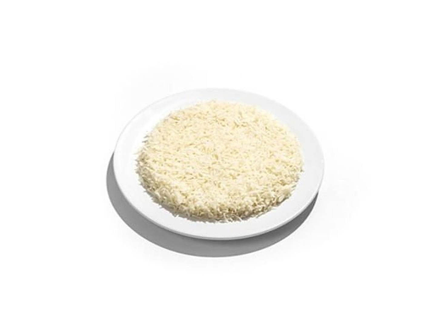 One Person With White Rice