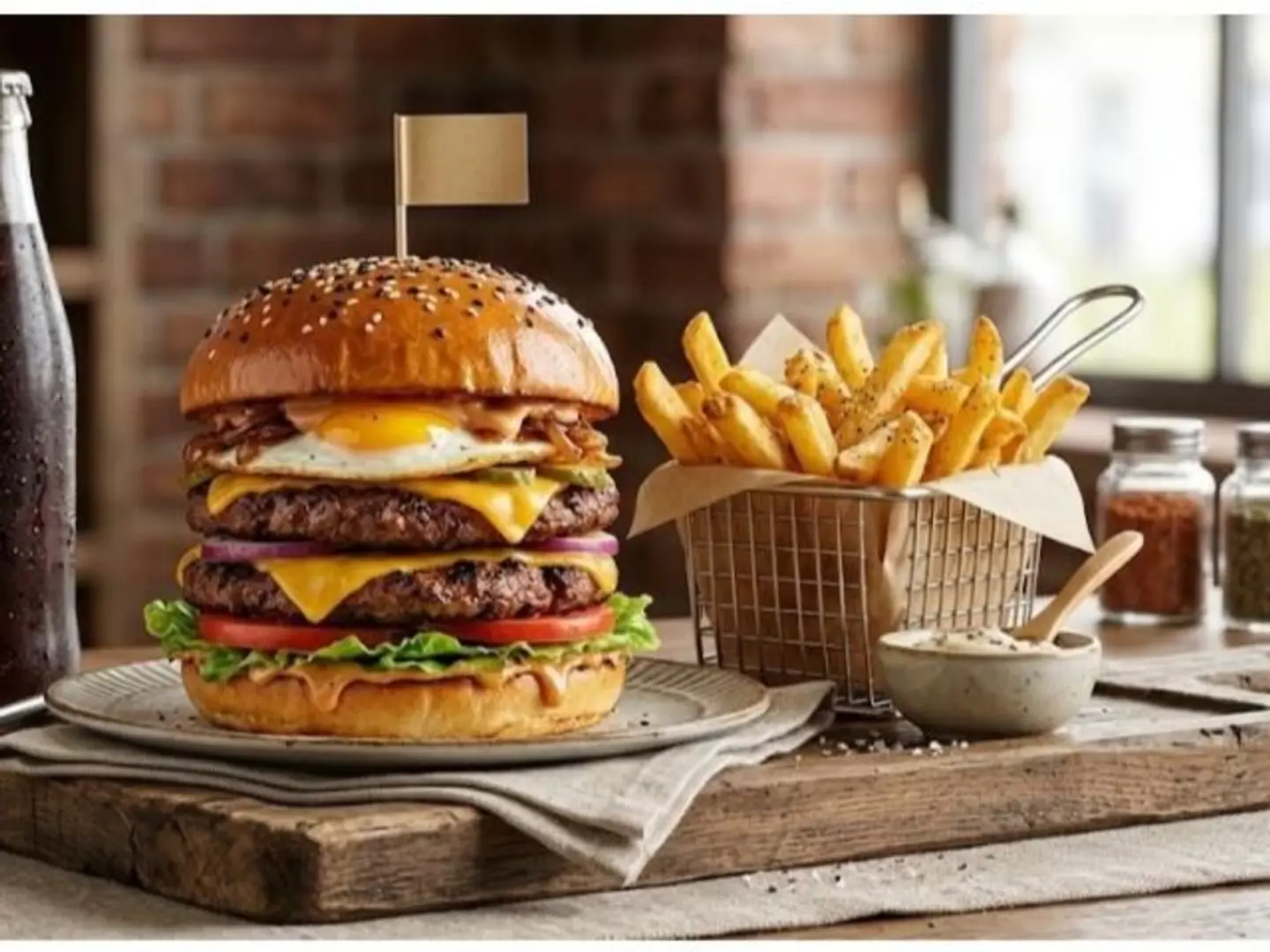Beef Royal Burger Meal
