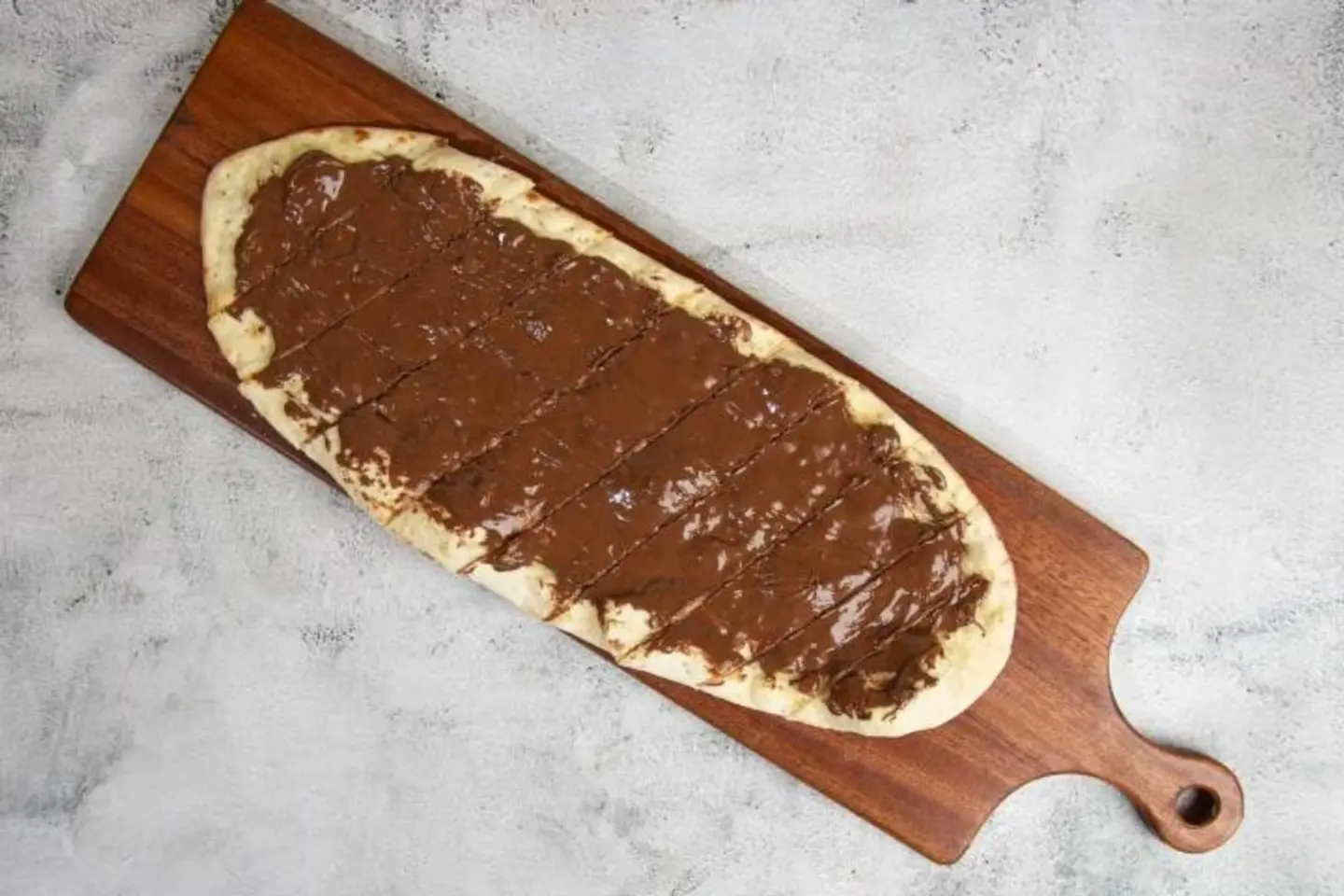 فطيرة النوتيلا