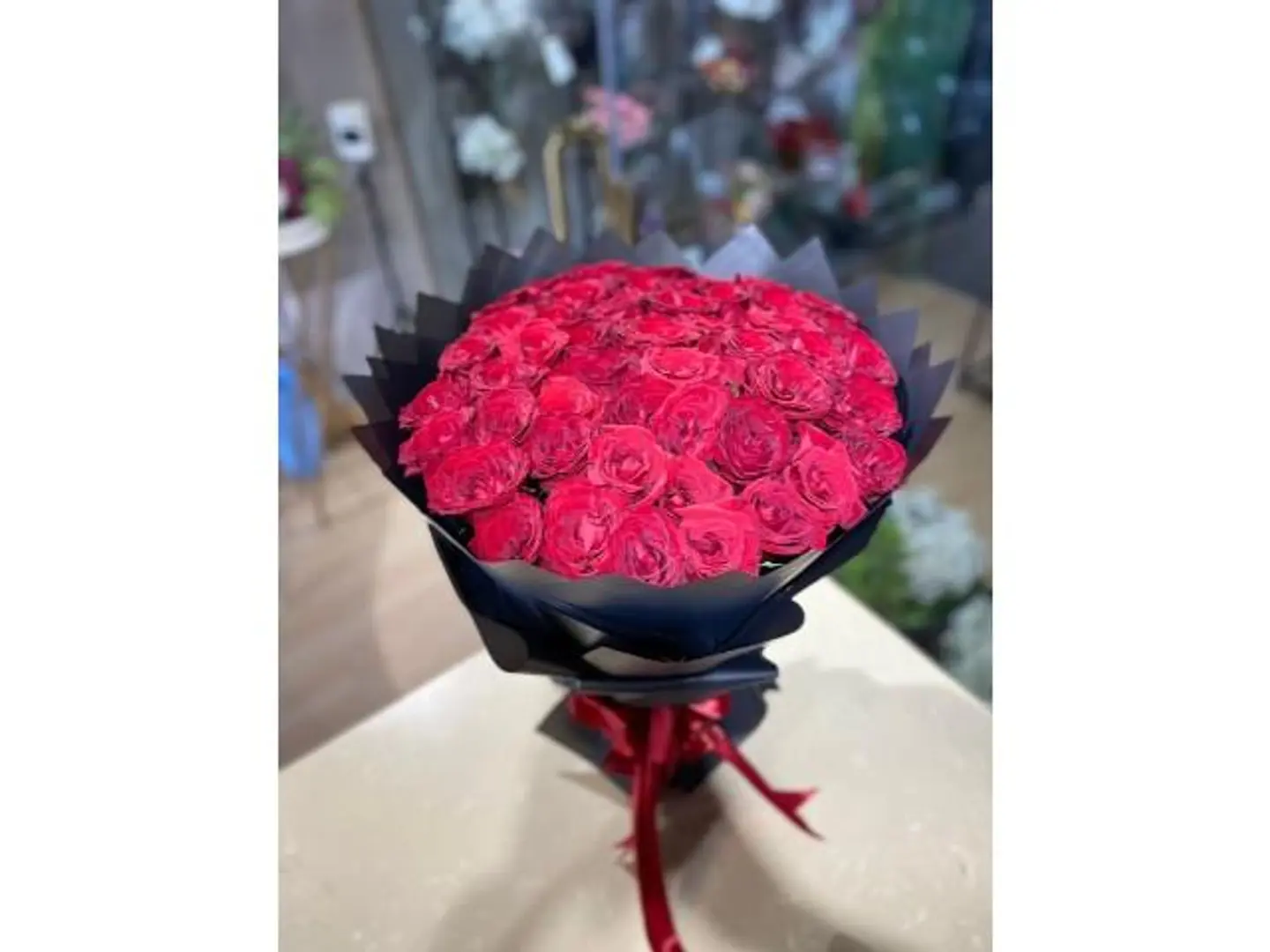 باقة جوري أحمر 3