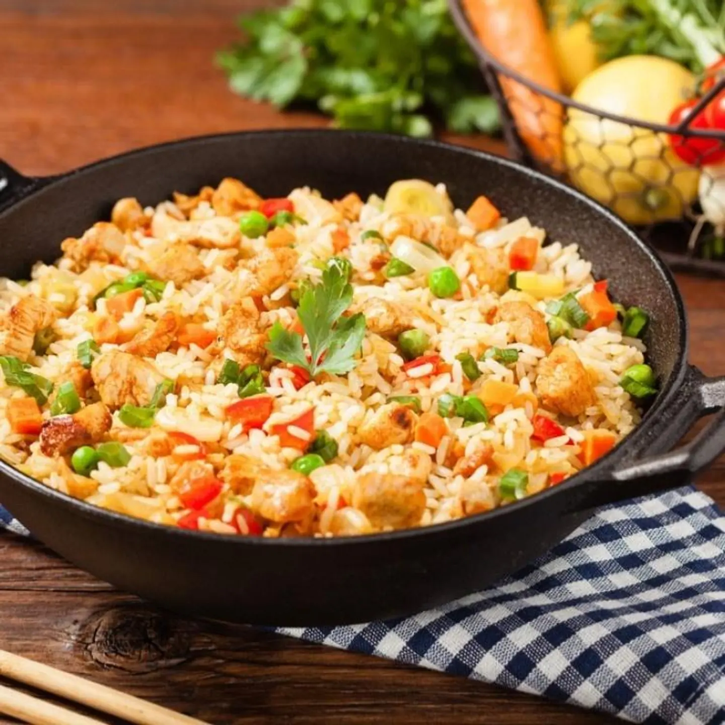 Chicken Schezwan Fried Rice