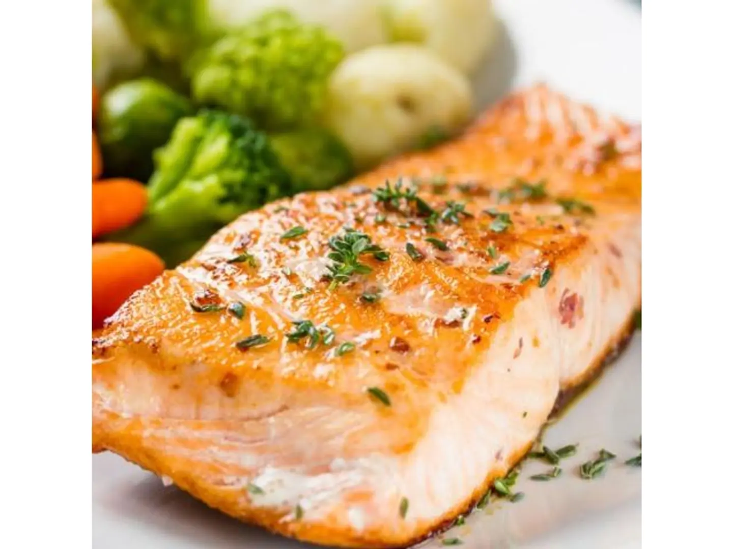 Baked Salmon Fillet Meal For One