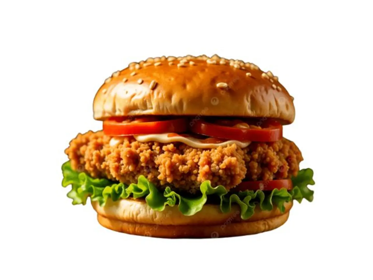 برجر دجاج مقرمش