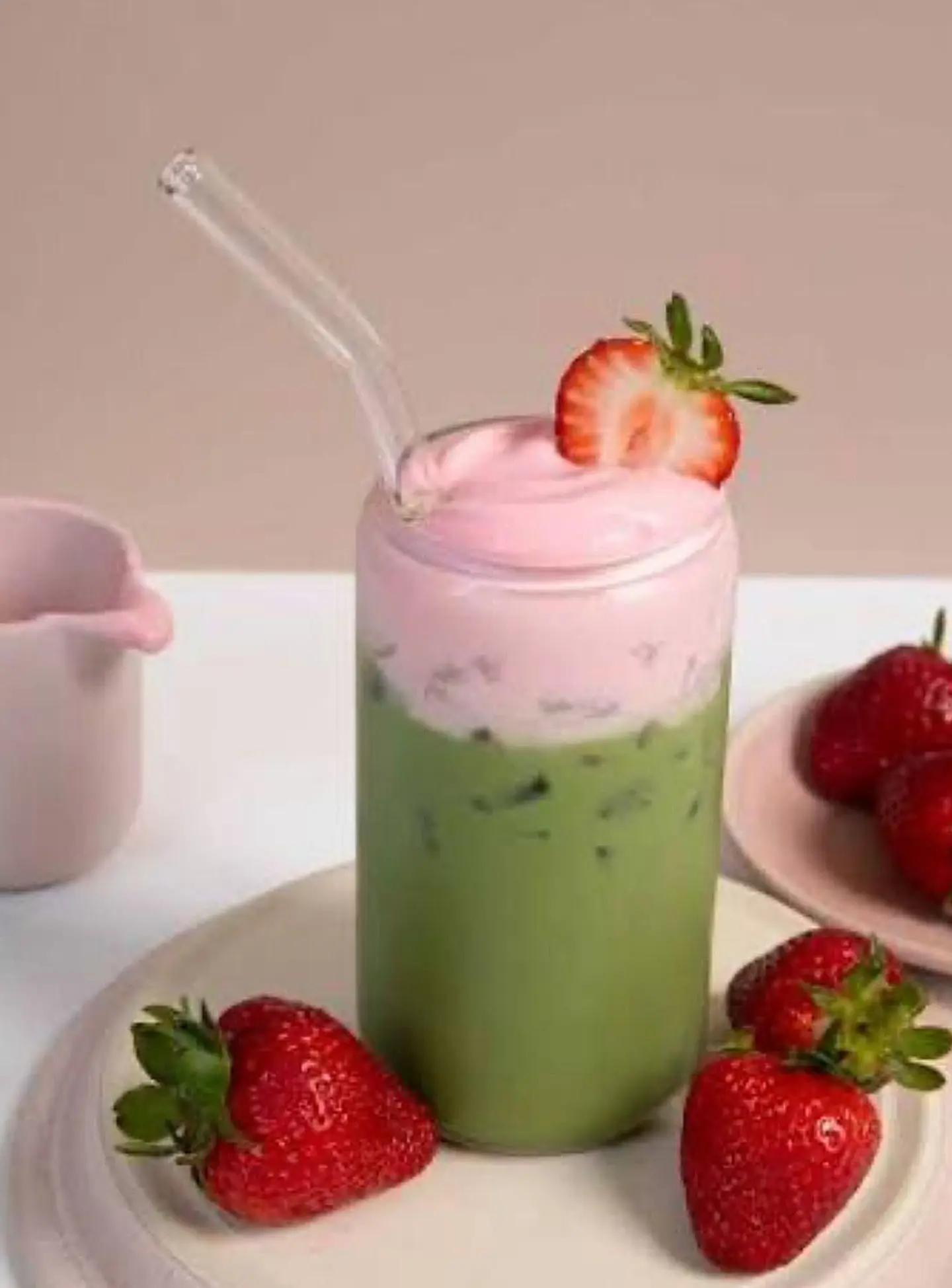 ماتشا فراولة