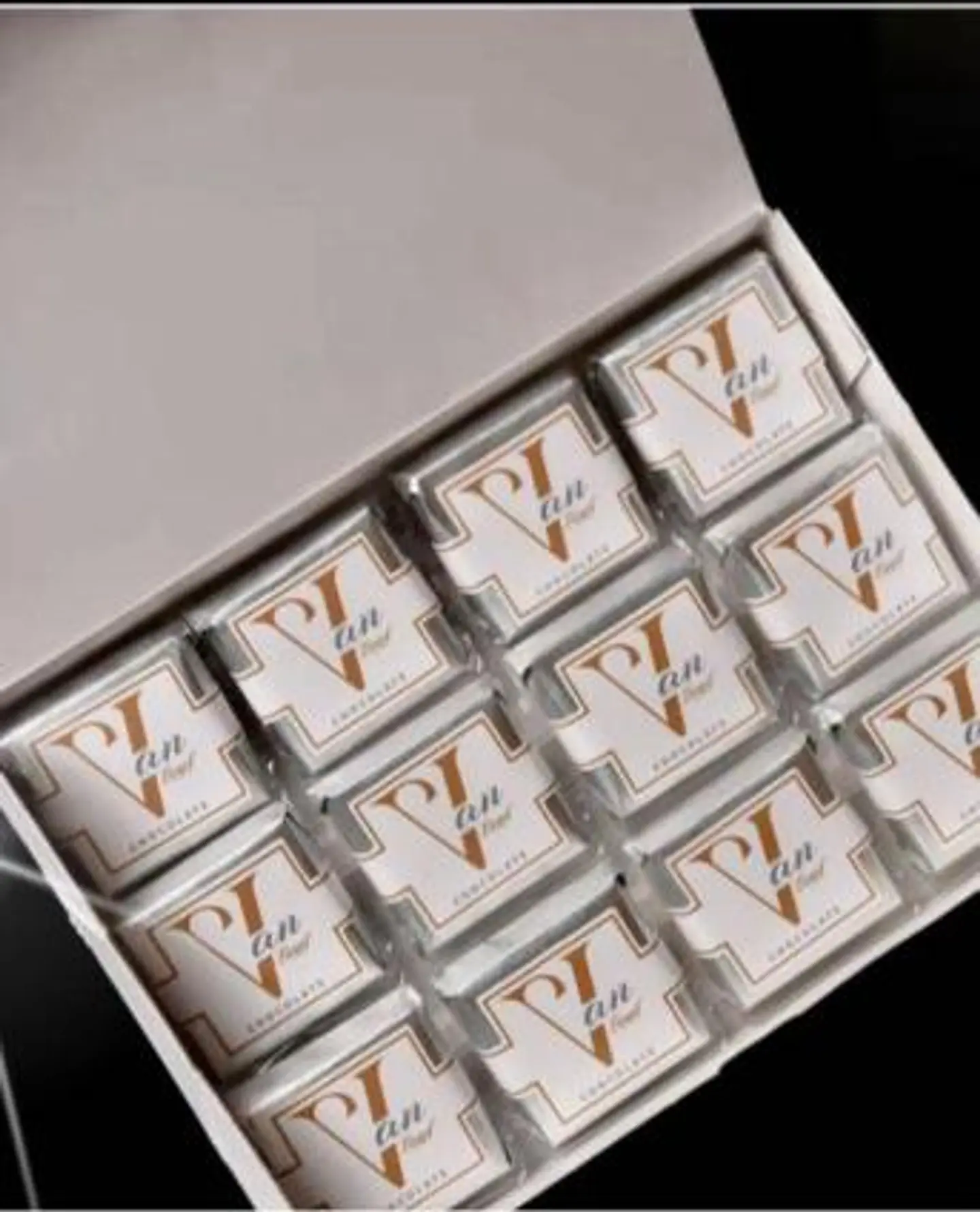 Box Of Belgian Chocolate With Delicious Wafer Pieces, 12 Pieces