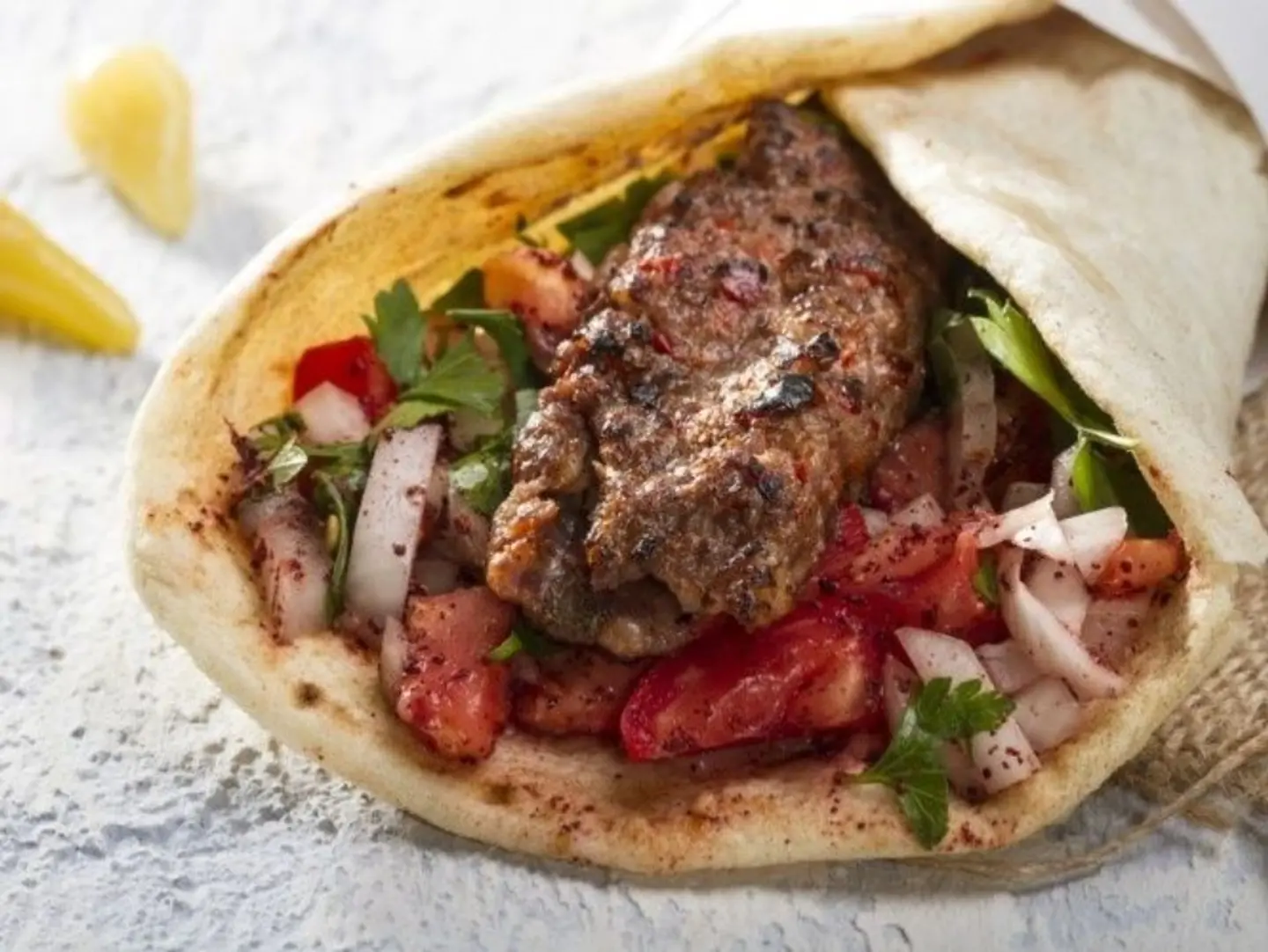 Meat Kabab Sandwitch