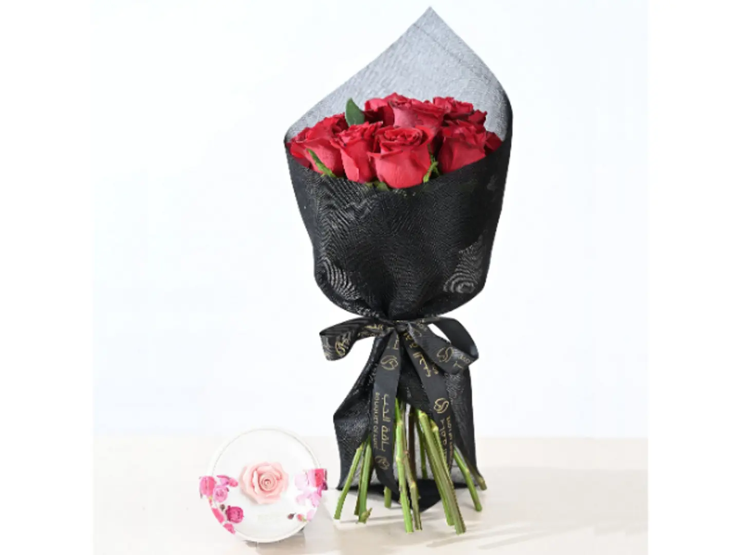 Bouquet Of Flowers With Chocolate