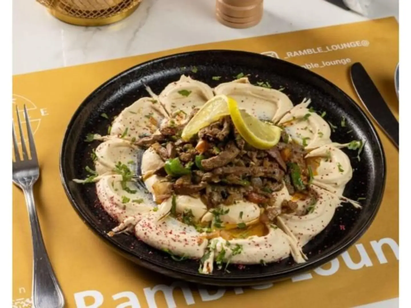 كبدة بالحمص