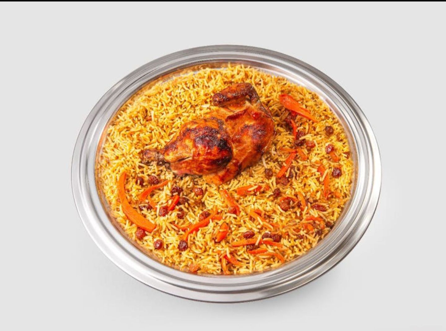 نص حبة شواية على الجمر مع الرز