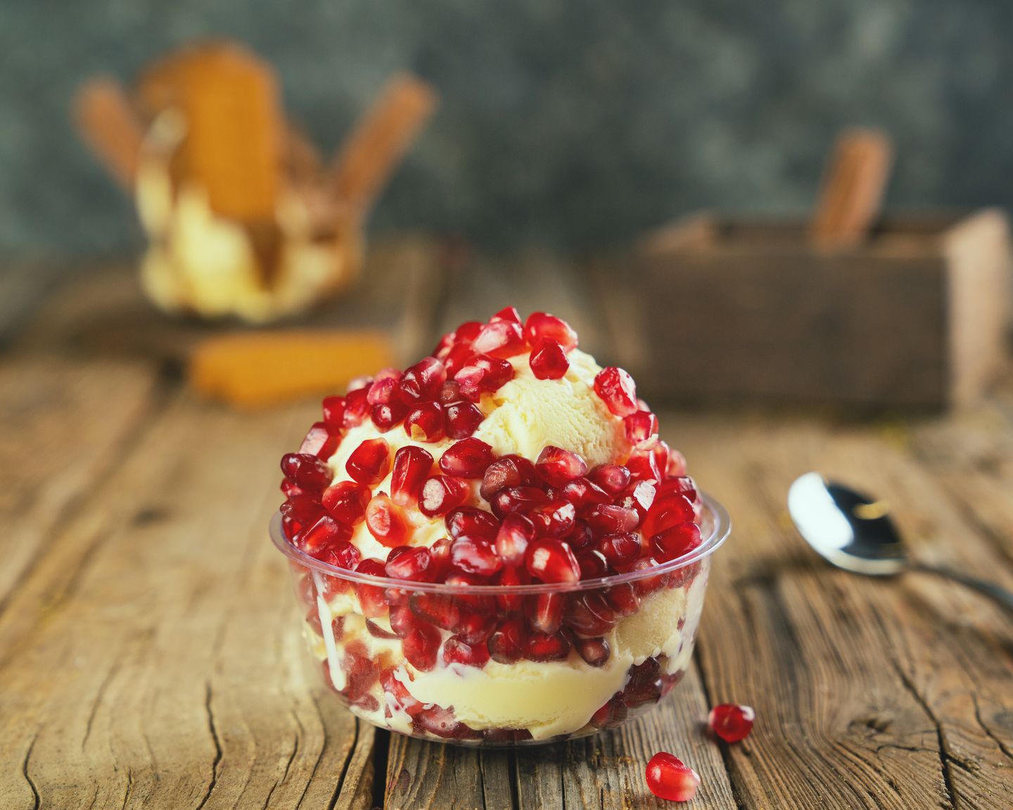 Raspberry And Pomegranate Ice Cream