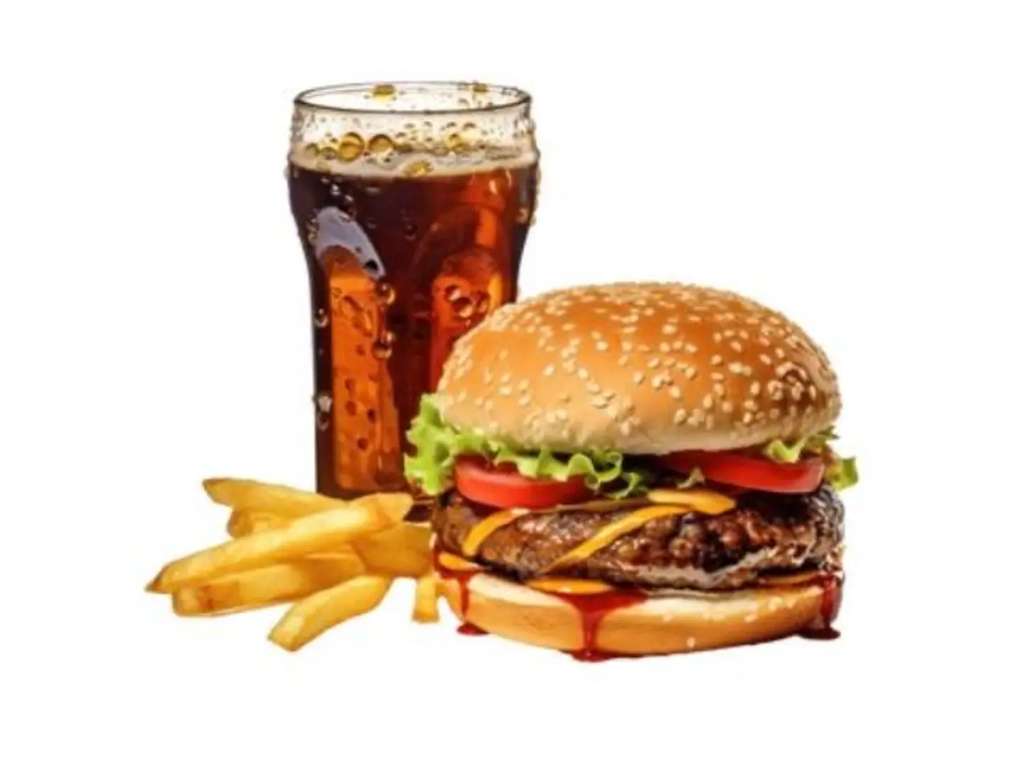 وجبة برجر لحم