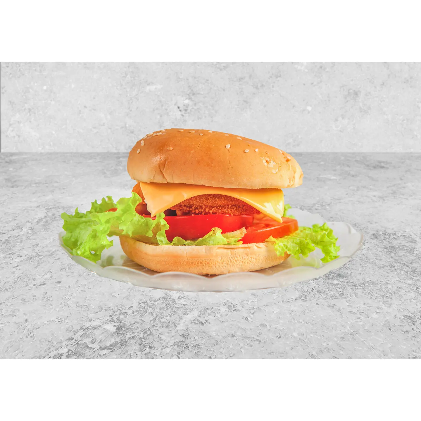 Chicken Burger With Cheese
