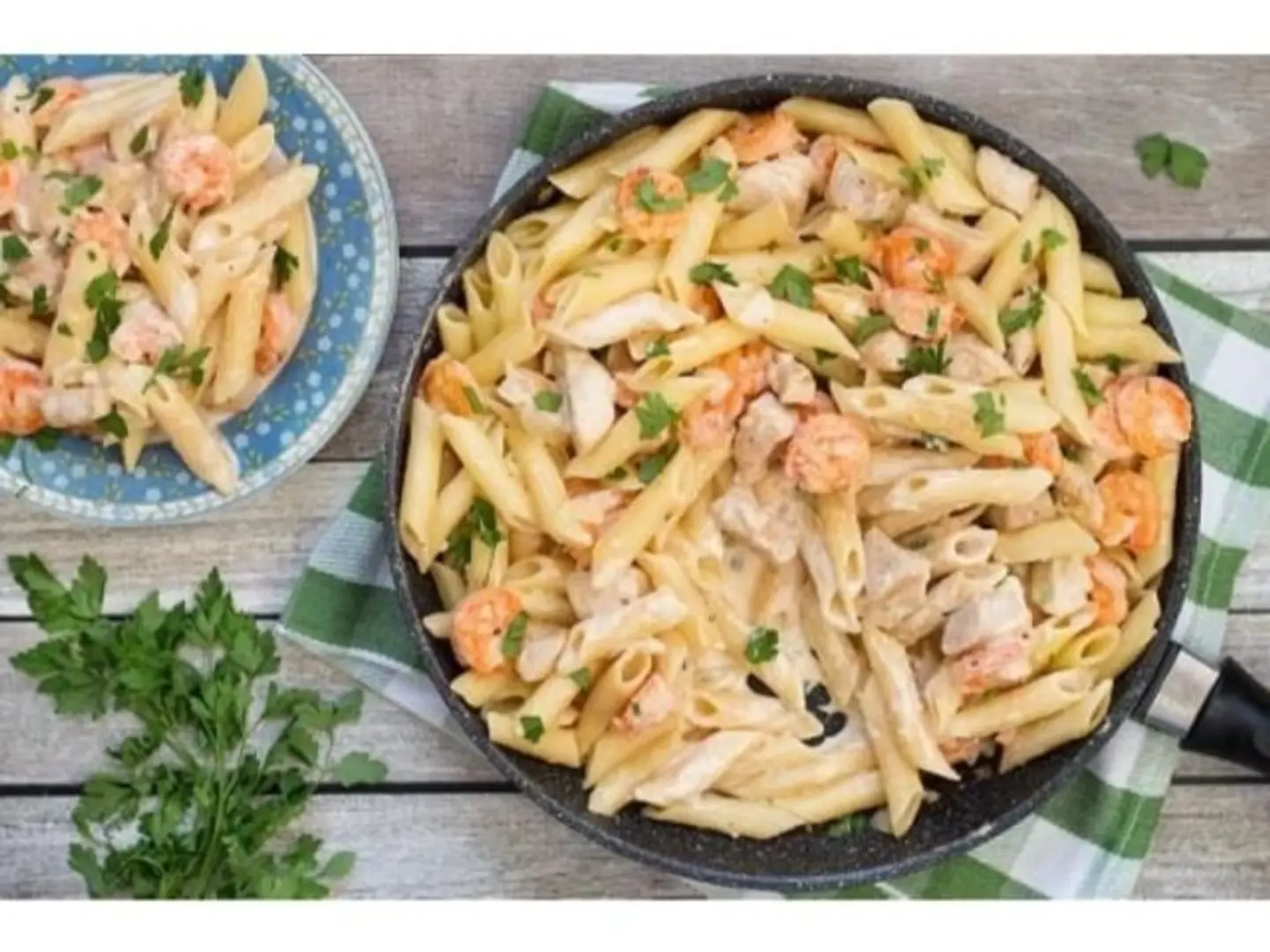 White Shrimp Pasta
