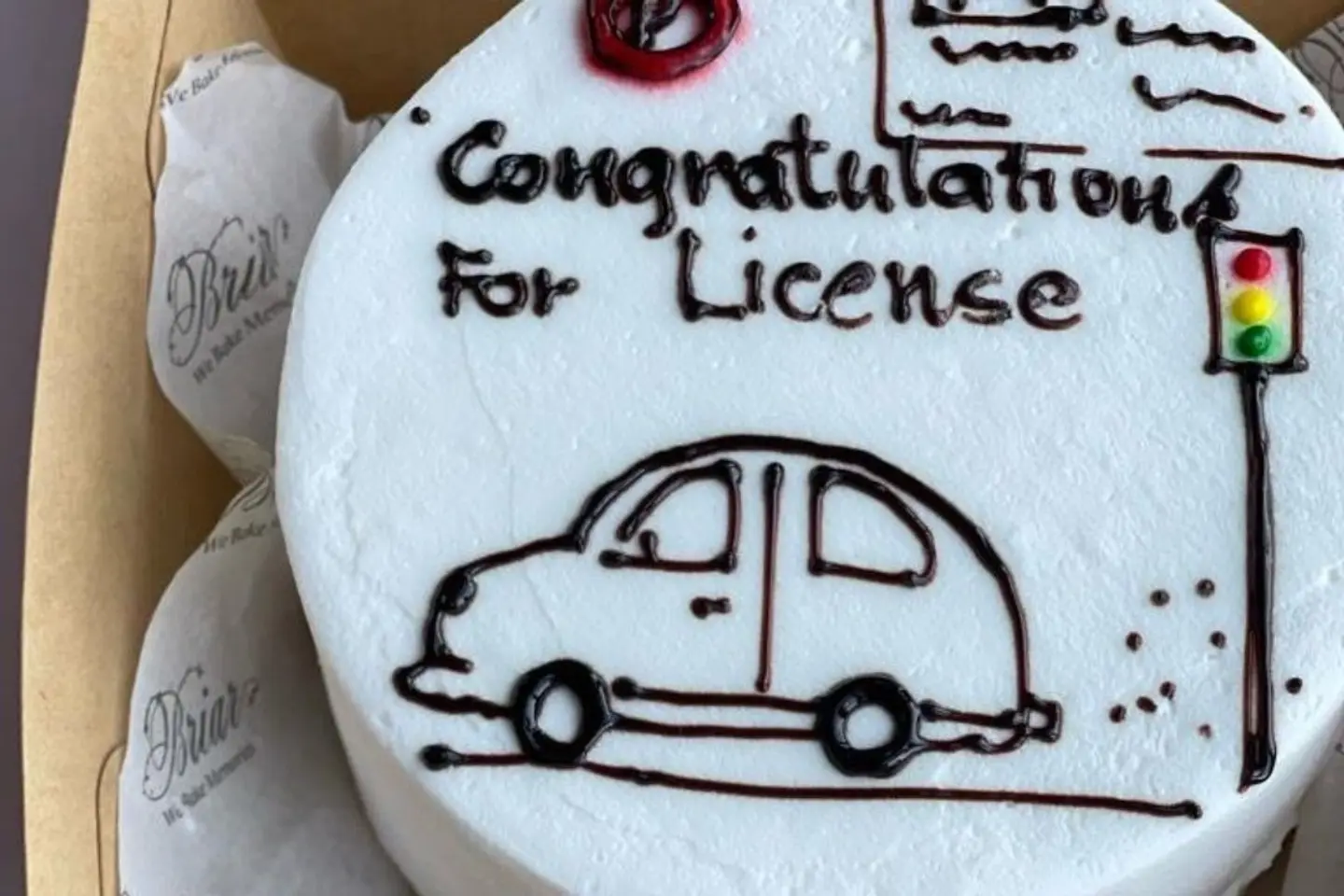 Lunch Cake Driving License