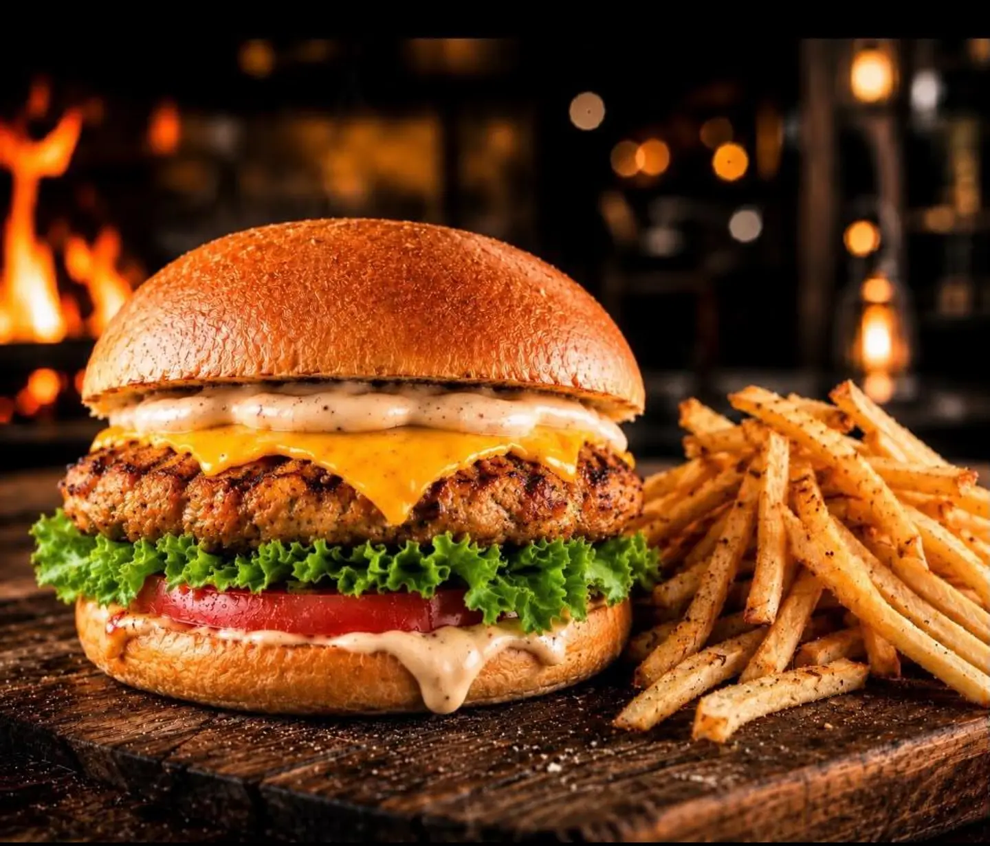 Grilled Chicken Burger