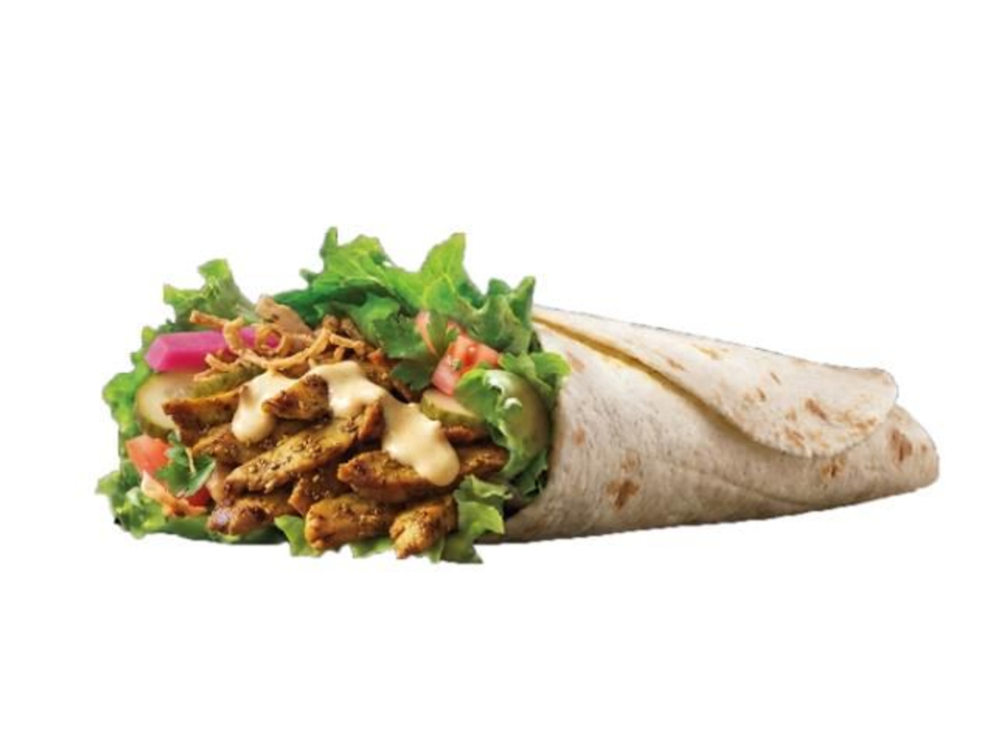 Vegetable Wrap With Fries