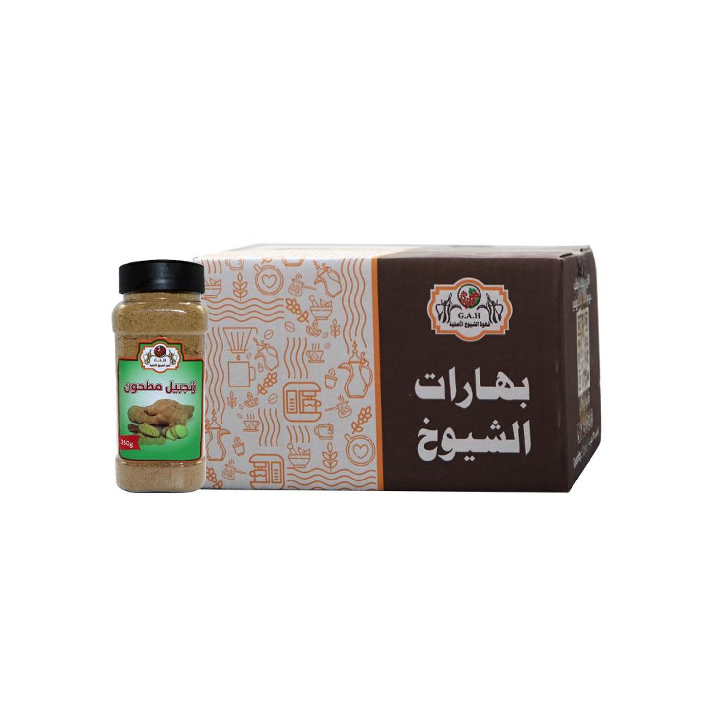 Carton Of Ground Turmeric 12*250 Grams
