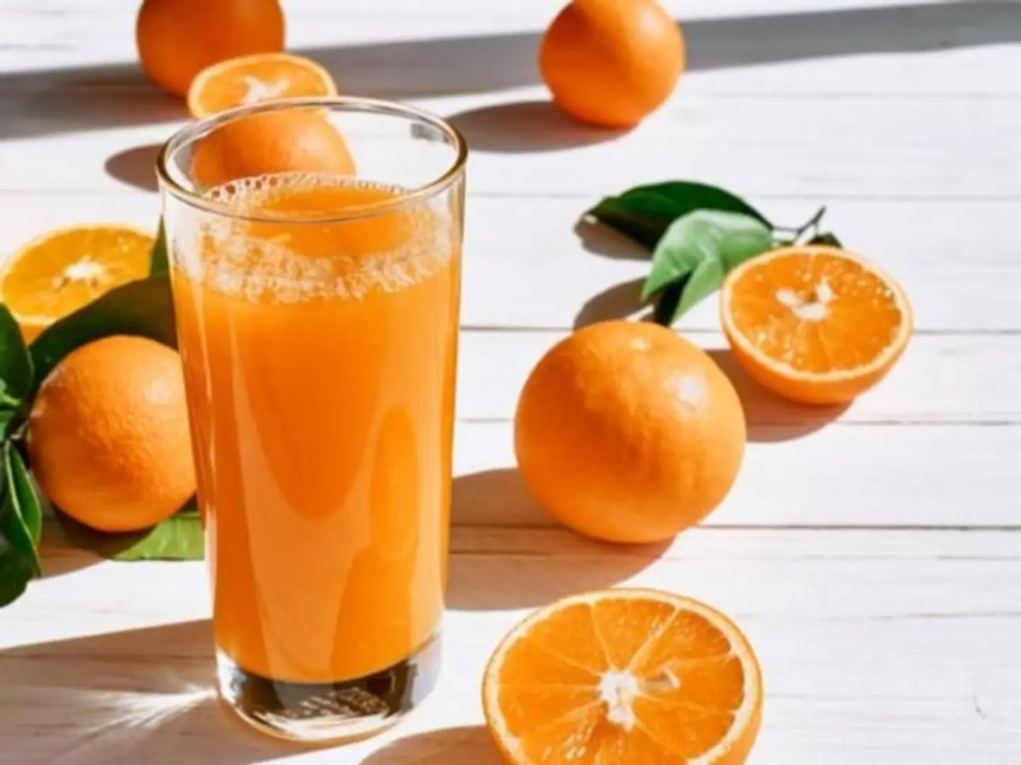 عصير برتقال كبير