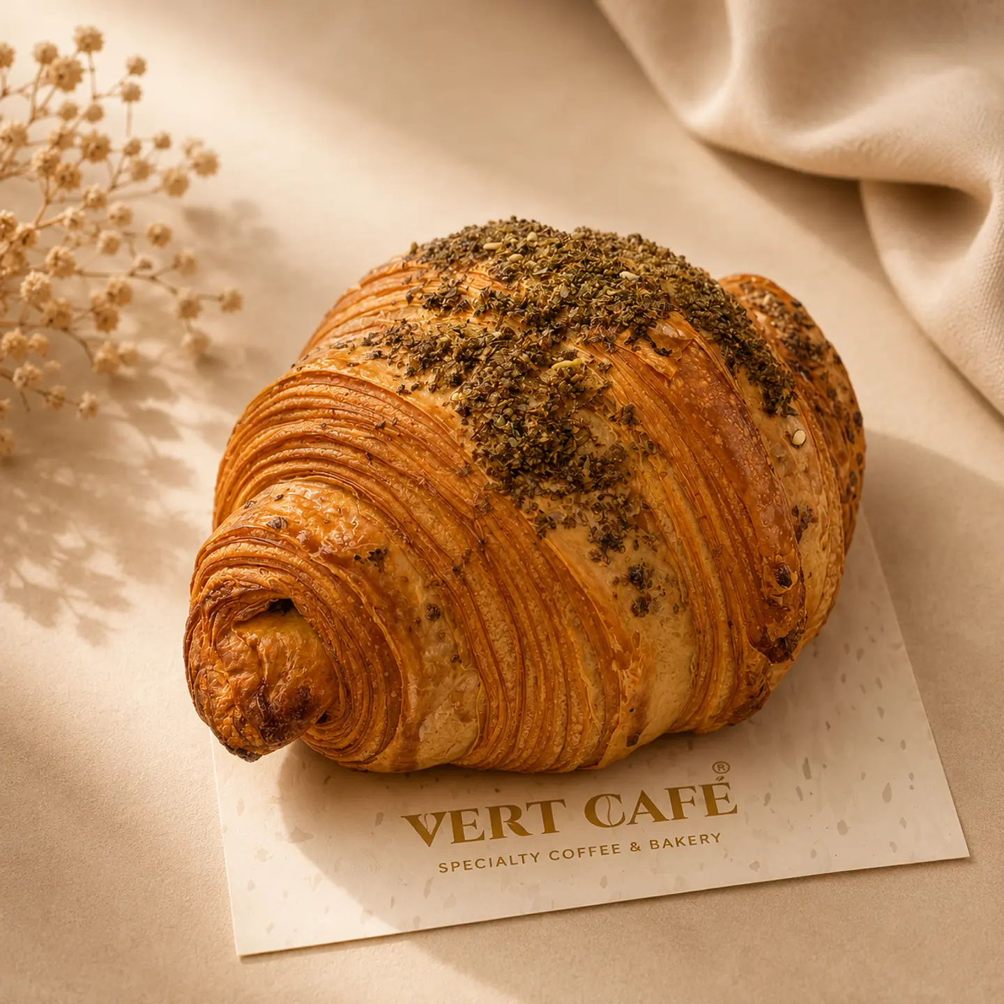 Large Zaatar Croissant