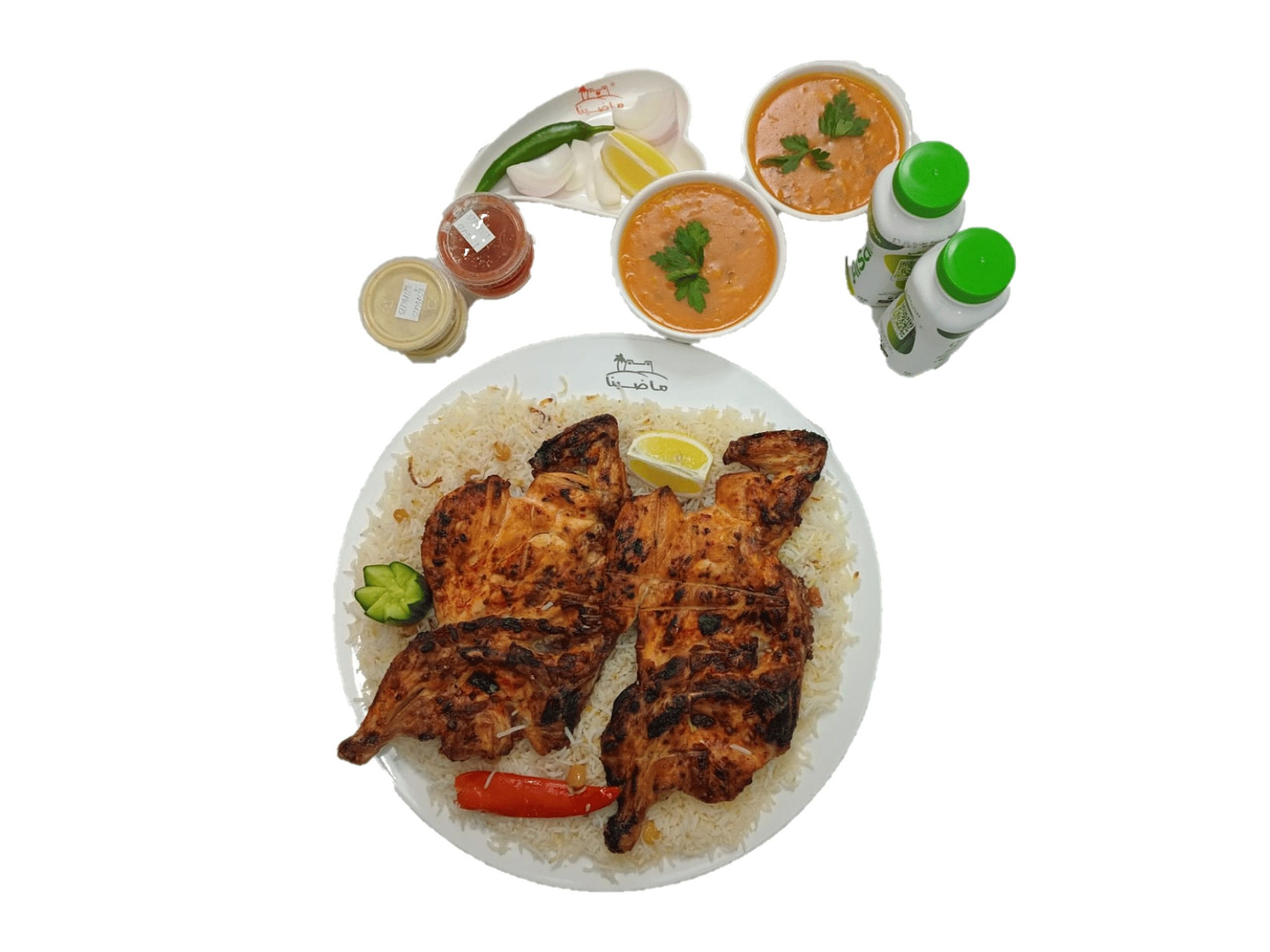 حبة دجاج عالفحم بيشاور