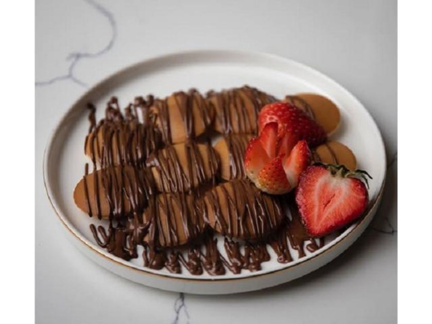 Mini Pancake Nutella With Fruits