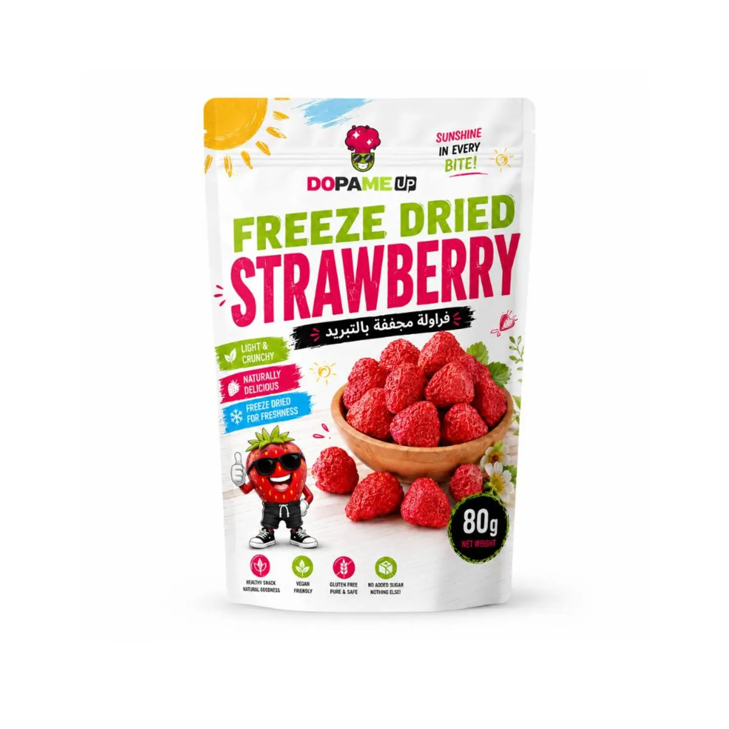 Freeze Strawberry Whole 80g