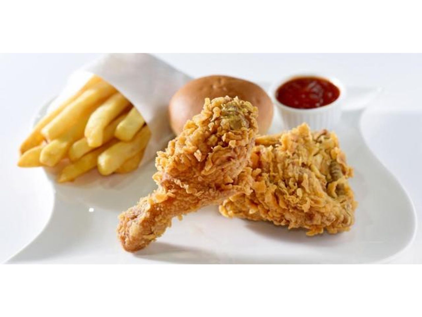 A Quarter Of A Broasted Chicken