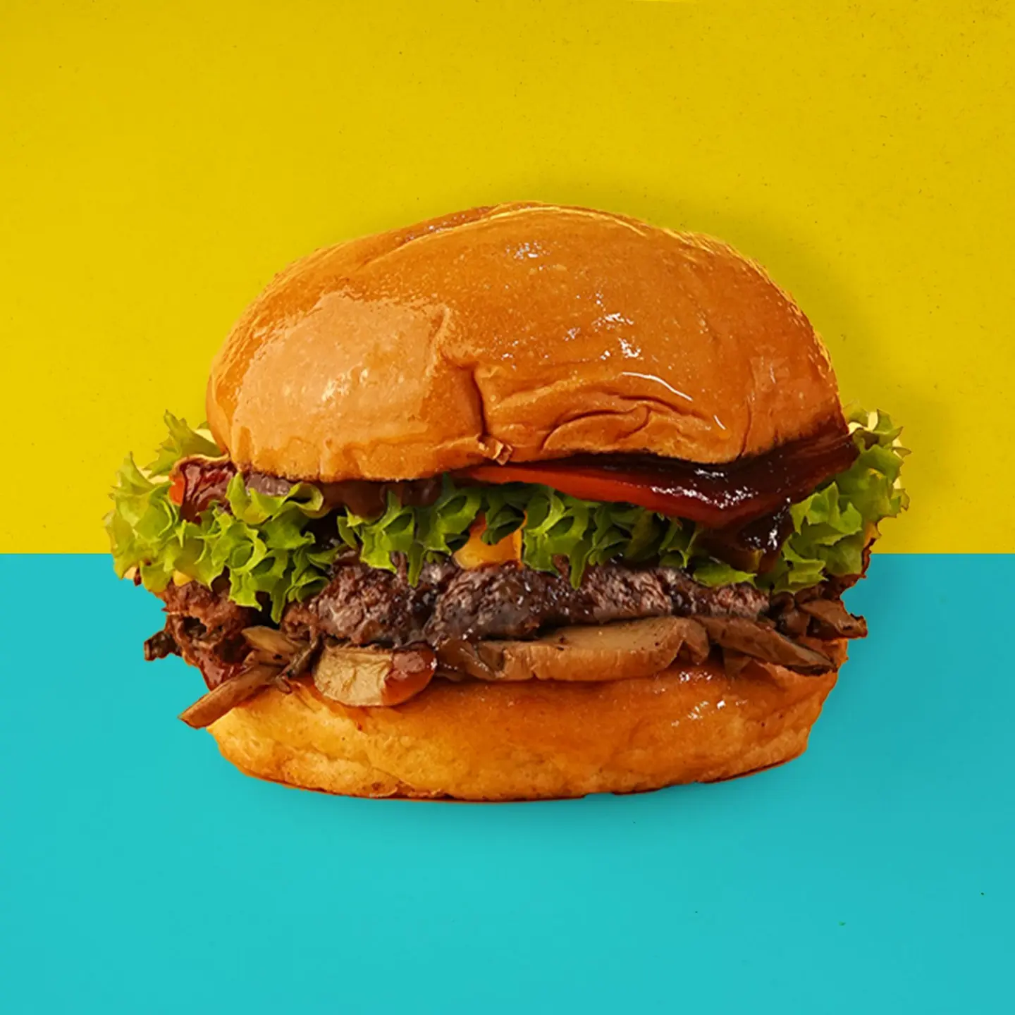 Beef Mushroom Burger