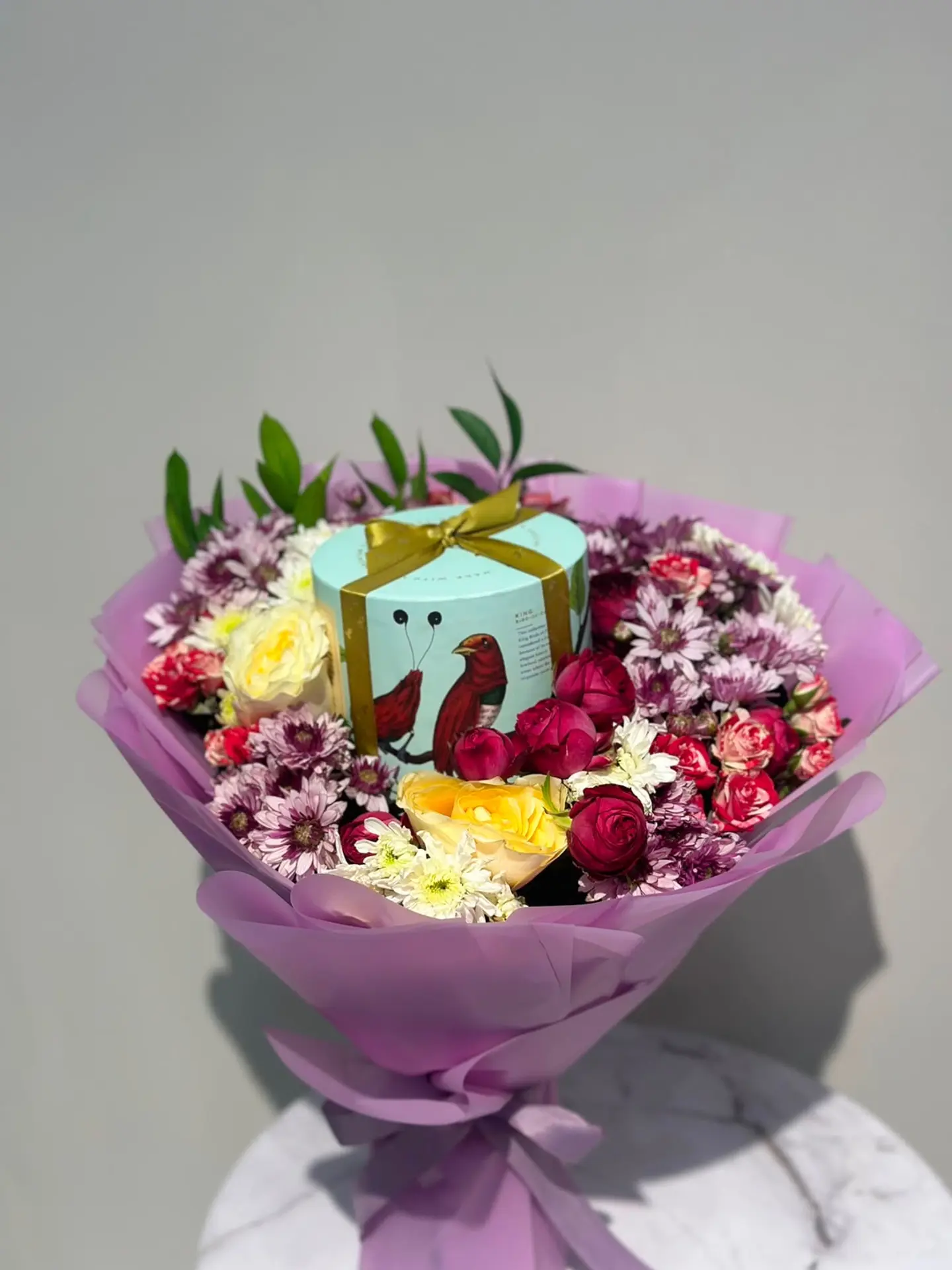 Anoosh Chocolate With Natural Flower Bouquet