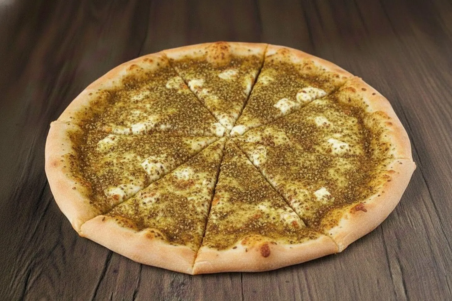 بيتزا لبنة زعتر