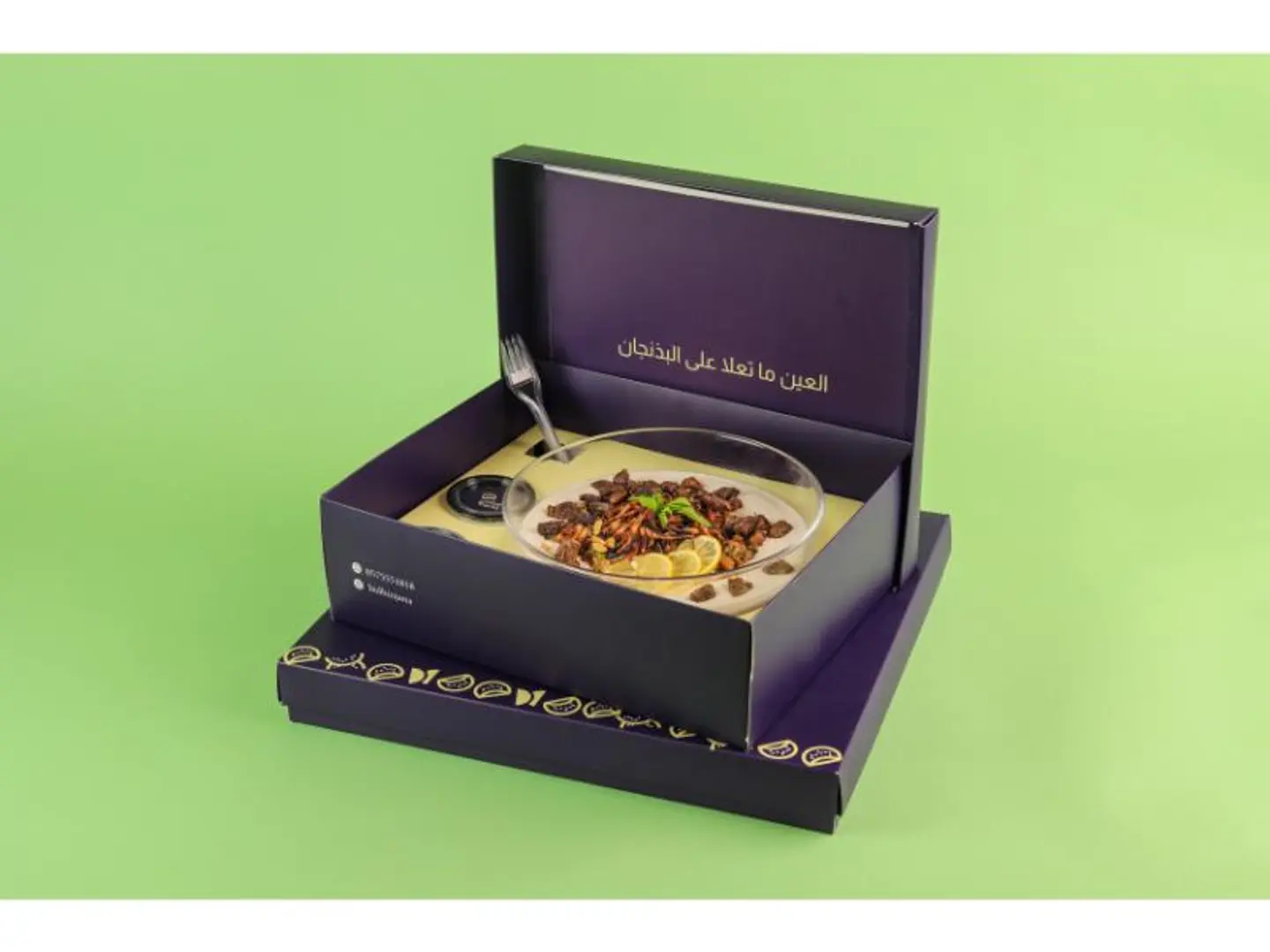 متبل باذنجان باللحم - صغير