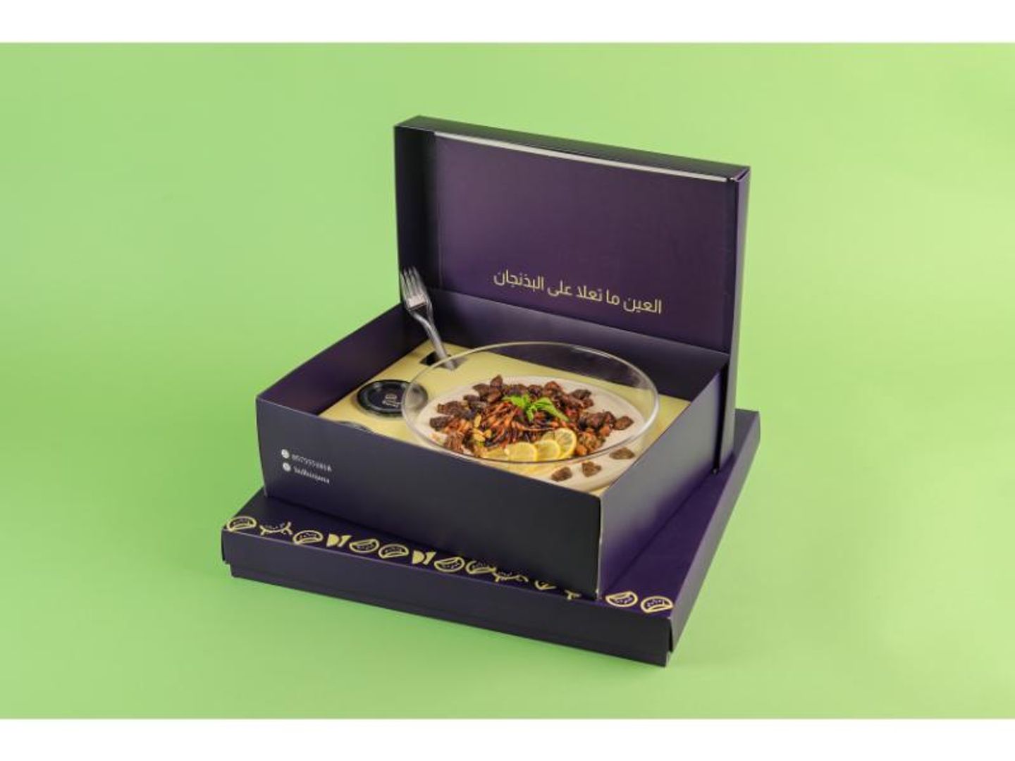 متبل باذنجان باللحم - صغير