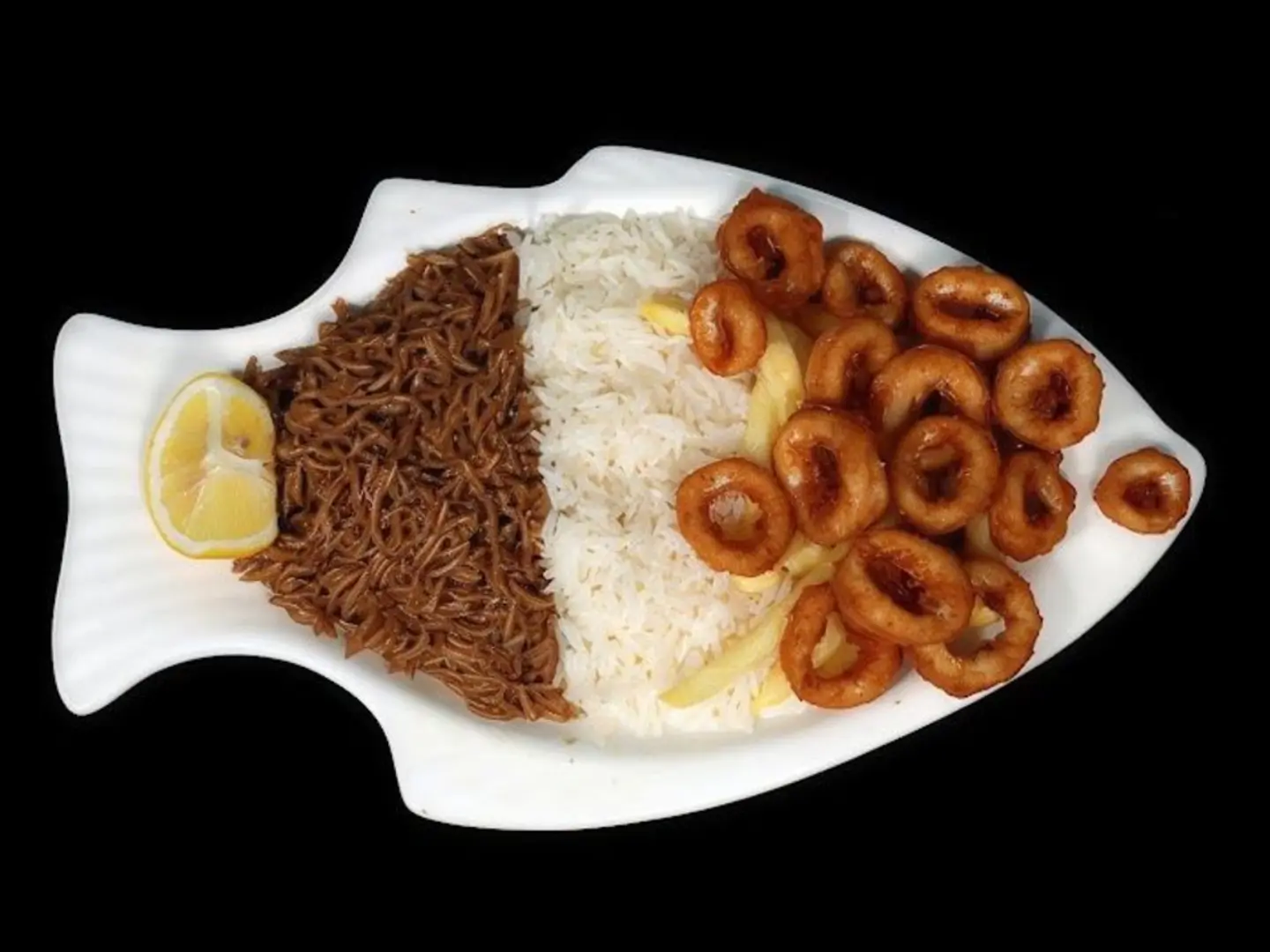 Squid Fried With Sayadia