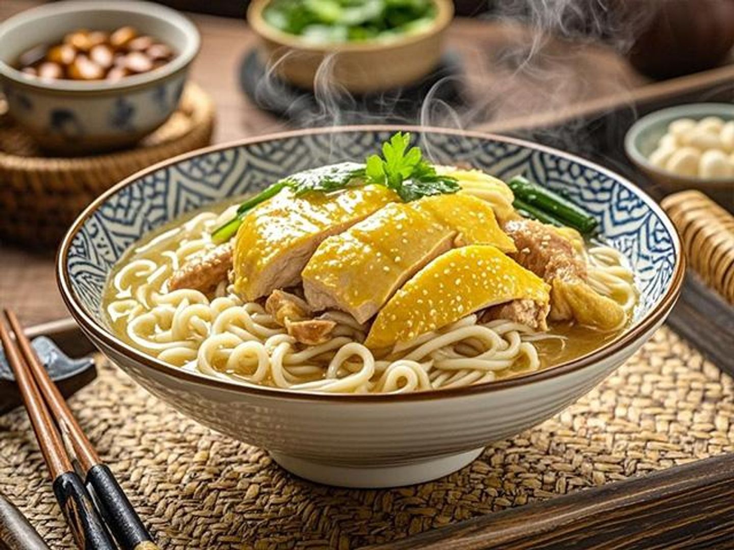 Hainanese Chicken Noodles