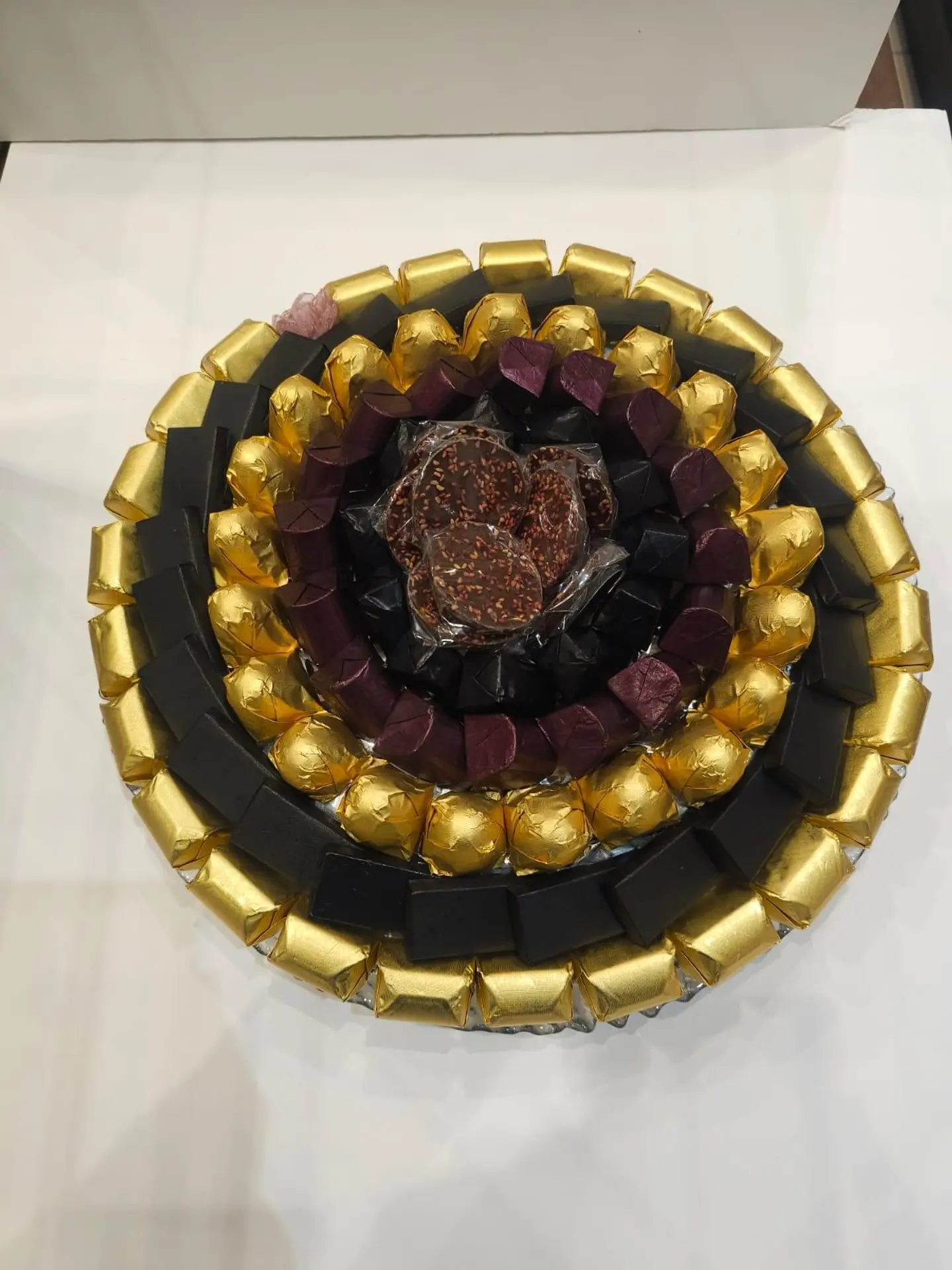 صحن زجاج دائري