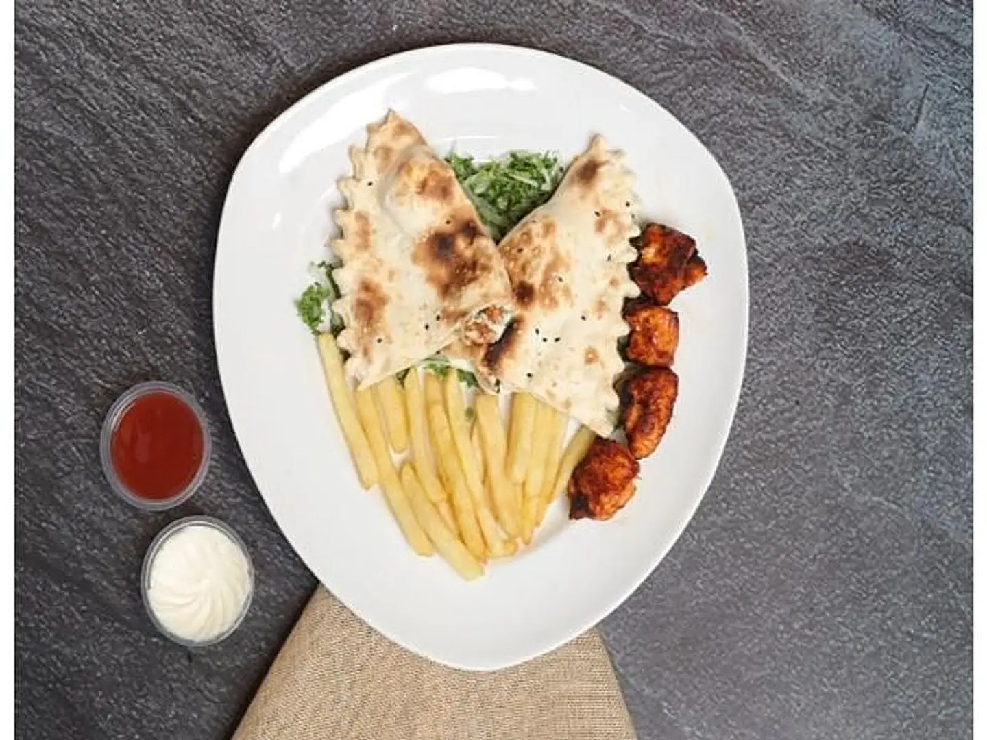 Chicken Shish With Labneh