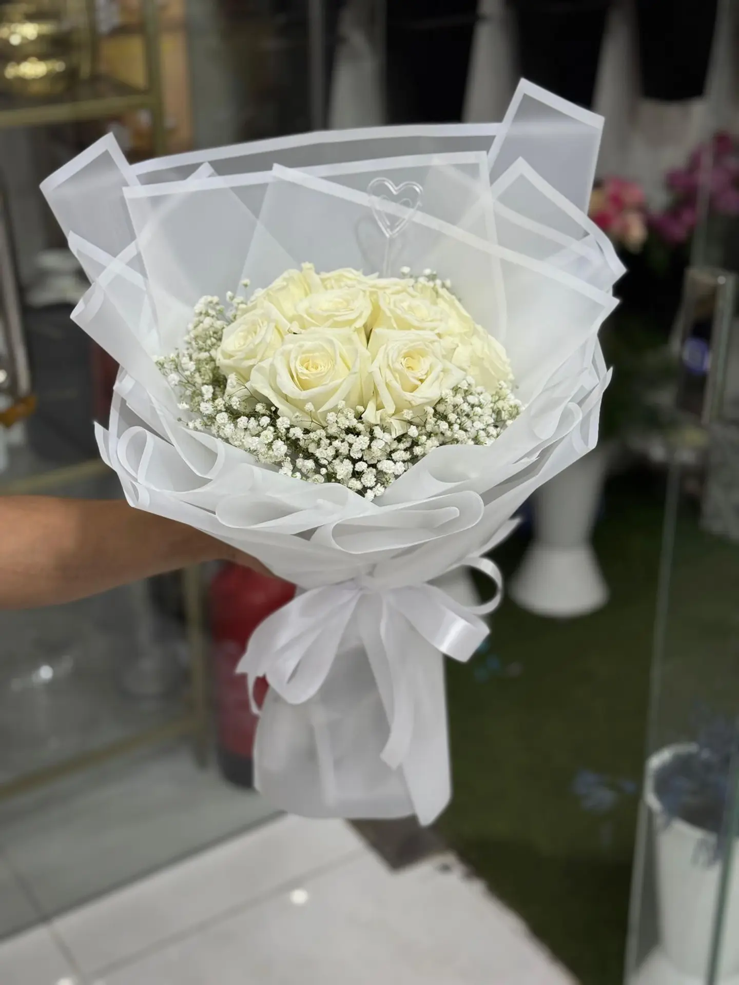 White Rose Bouquet