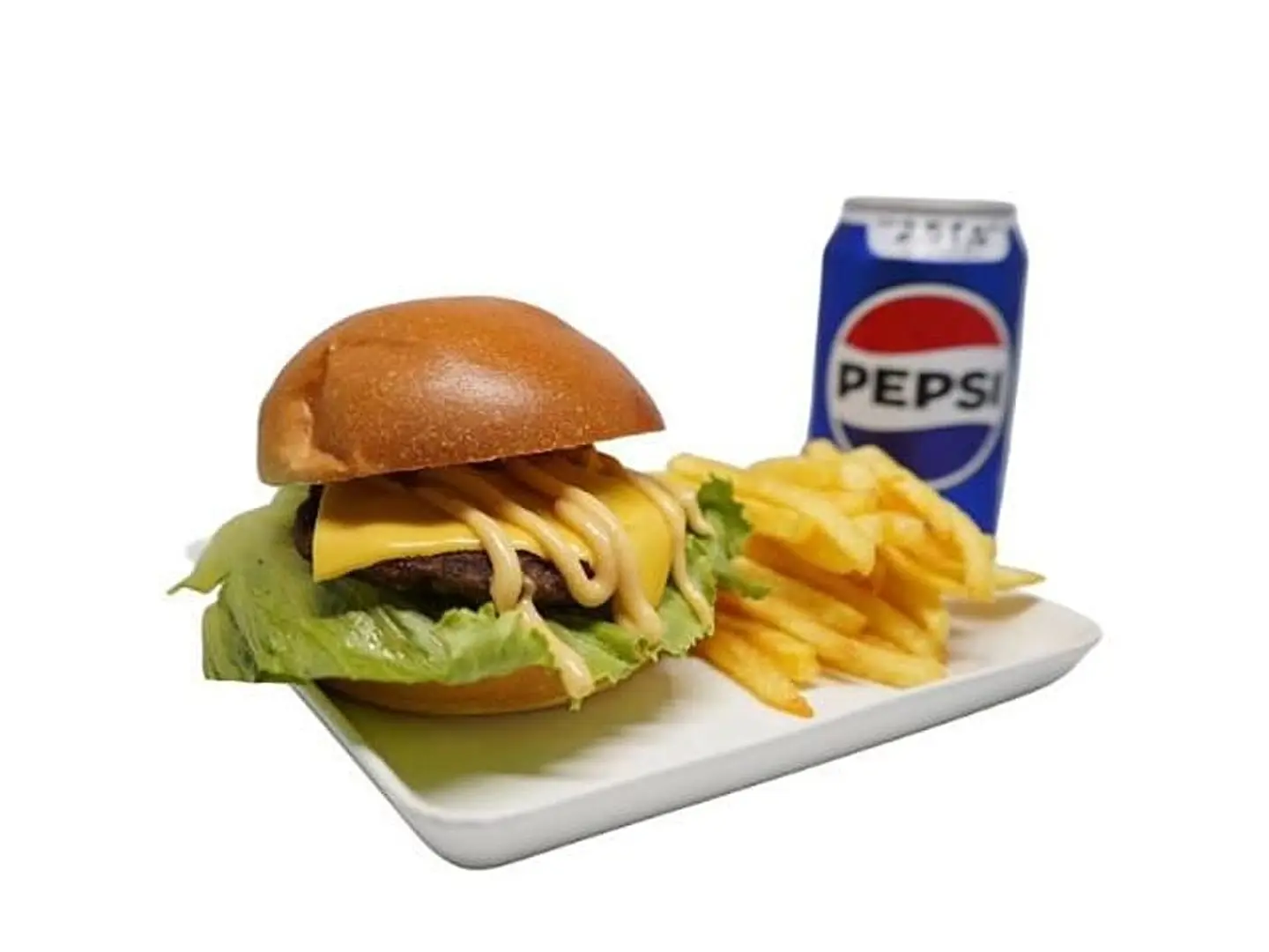 وجبة برجر لحم