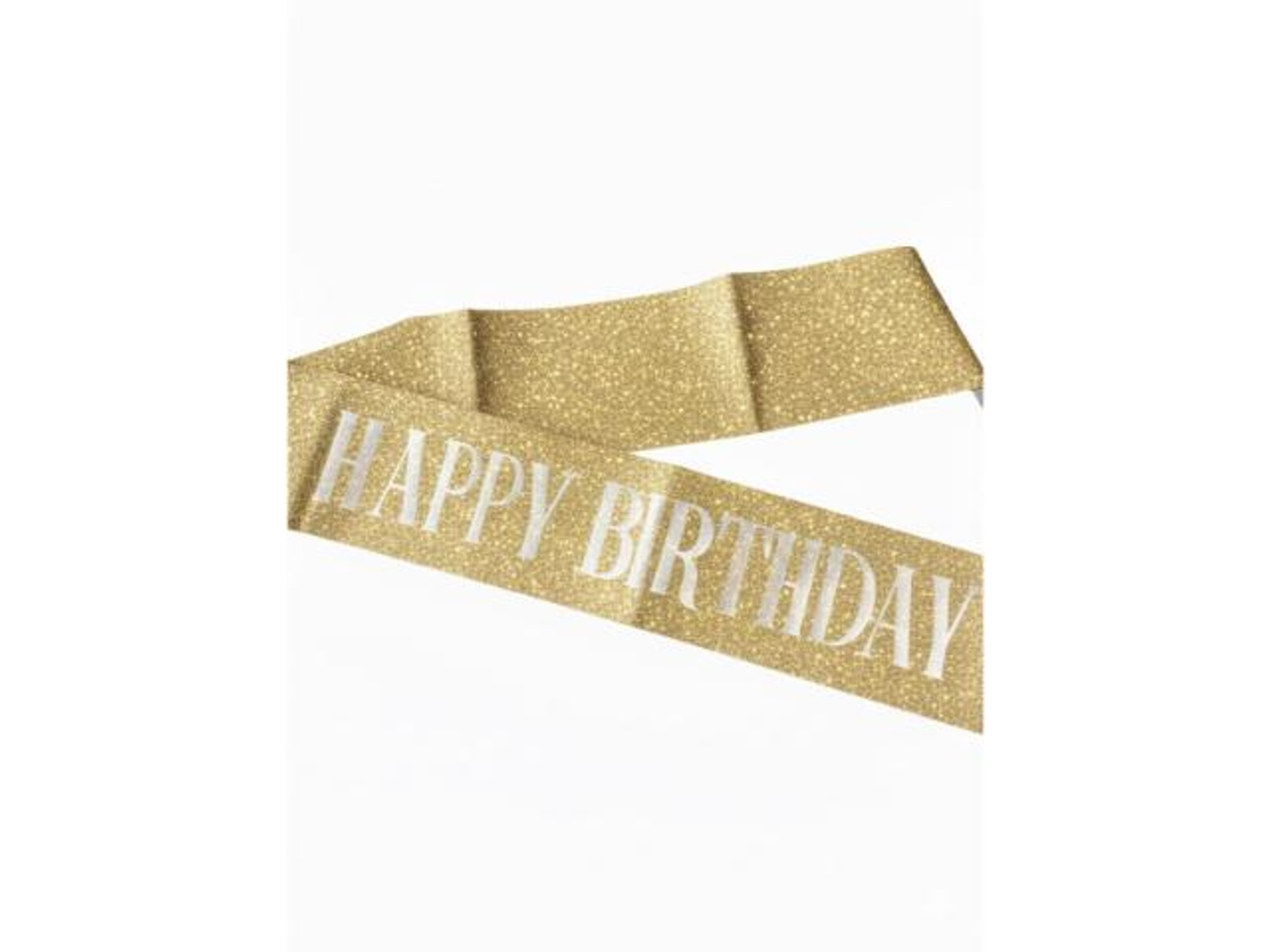 Birthday Sash (Gold)